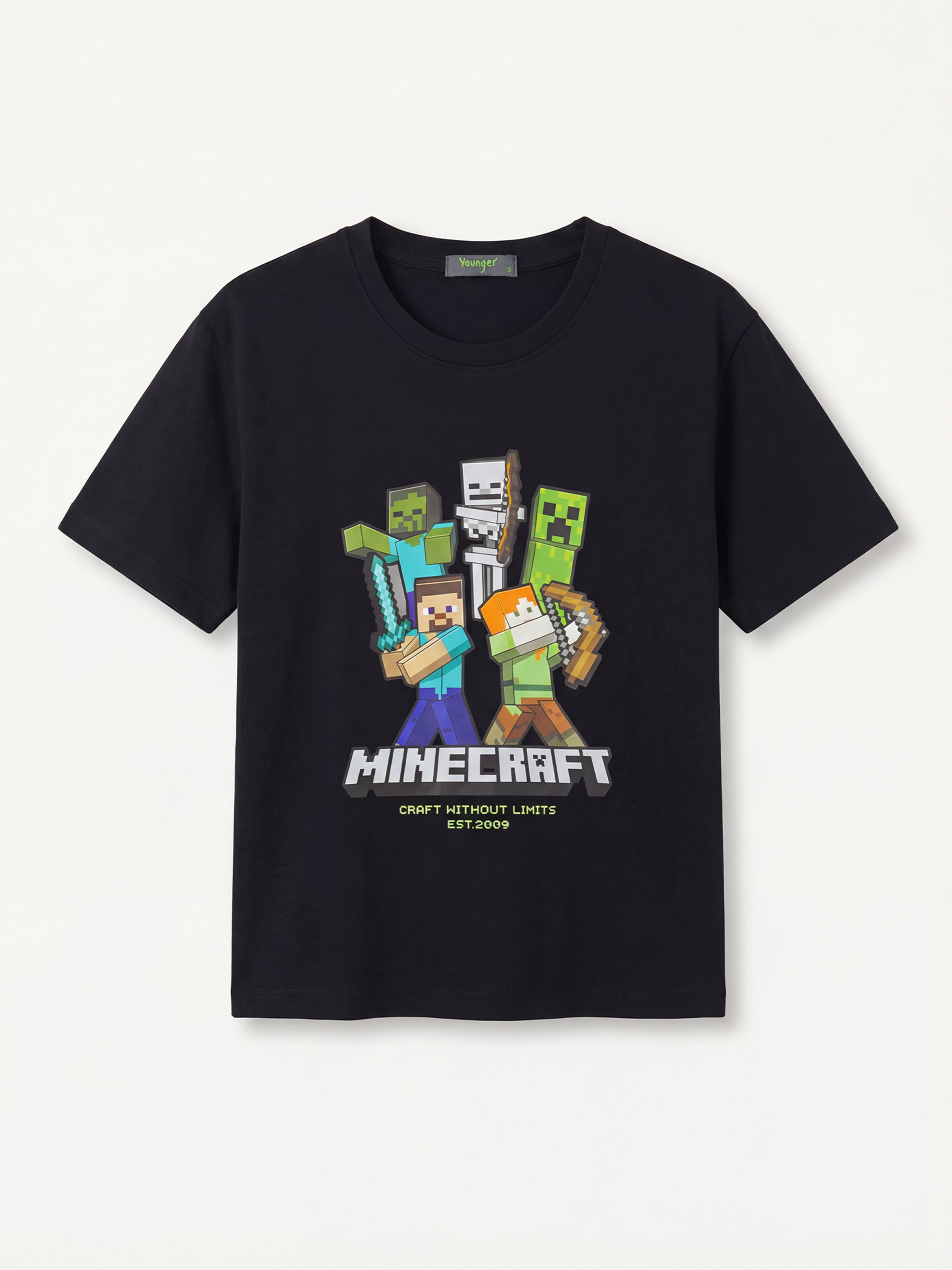 Minecraft Adventure Tee Kid - Black