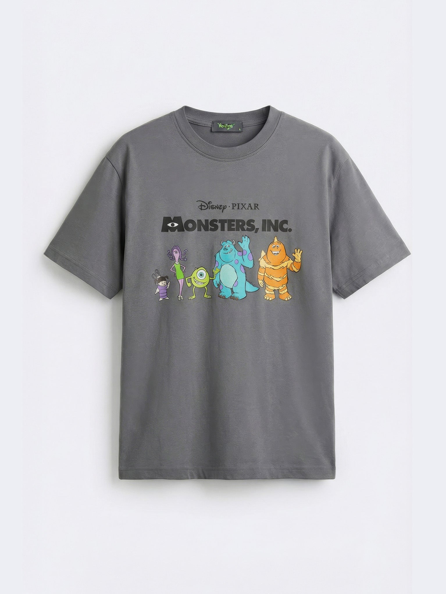 Monsters Crew Tee - Grey