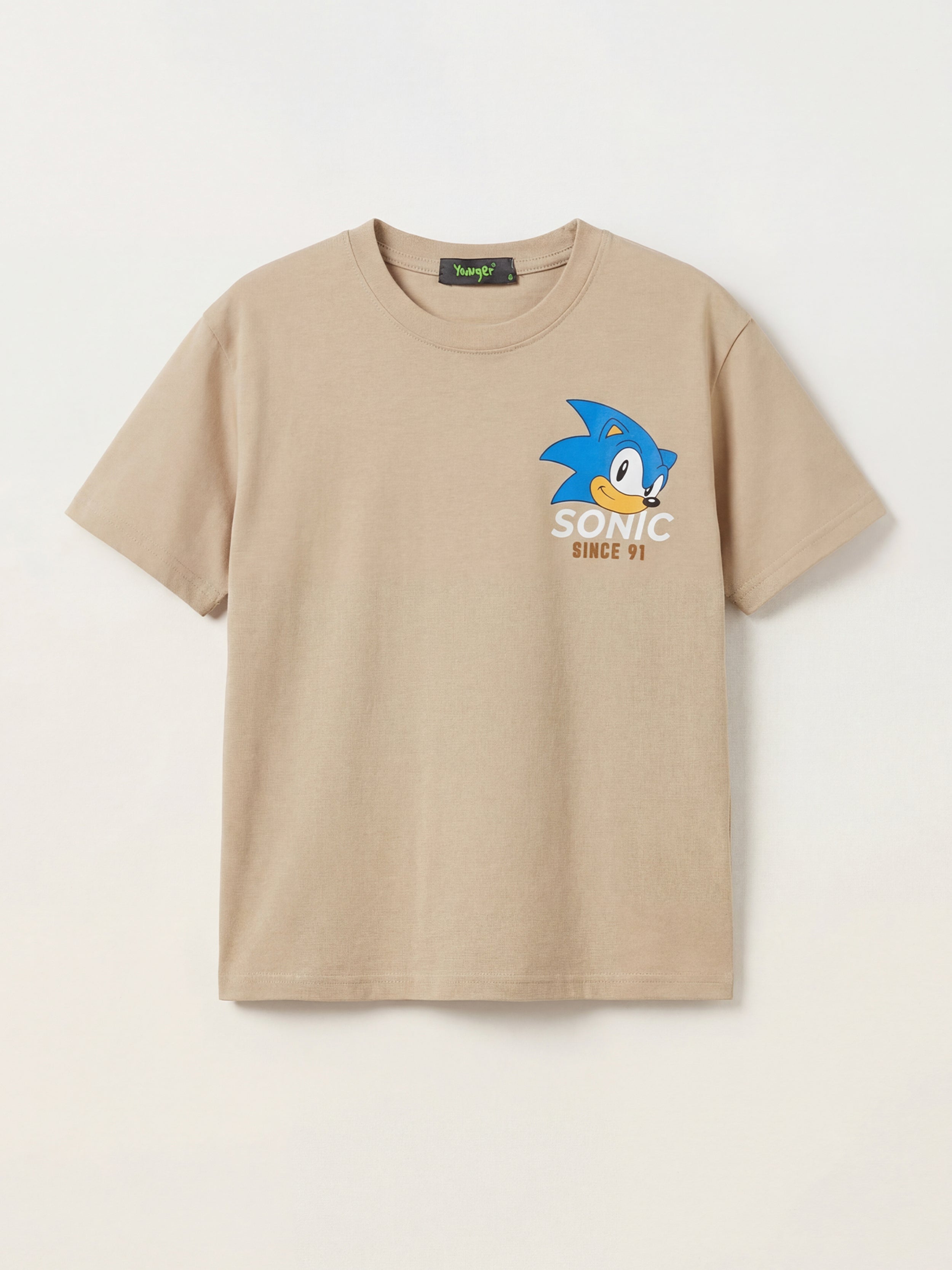 Sonic Unstoppable Tee - Beige