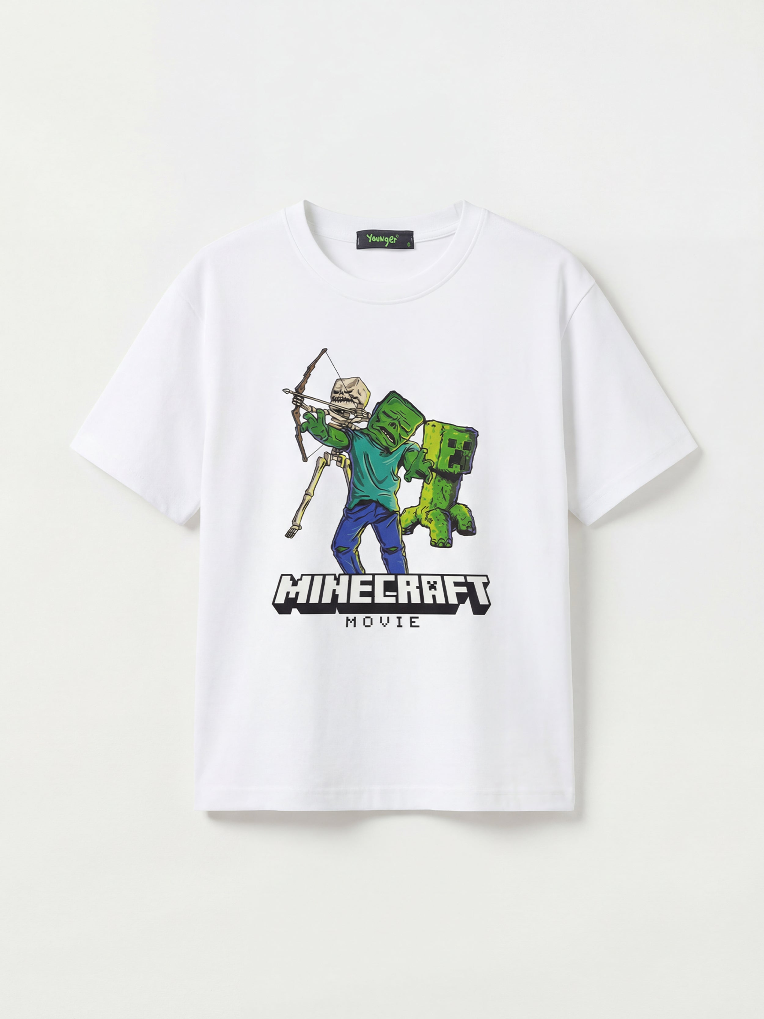 Minecraft Characters Kid  Tee – White