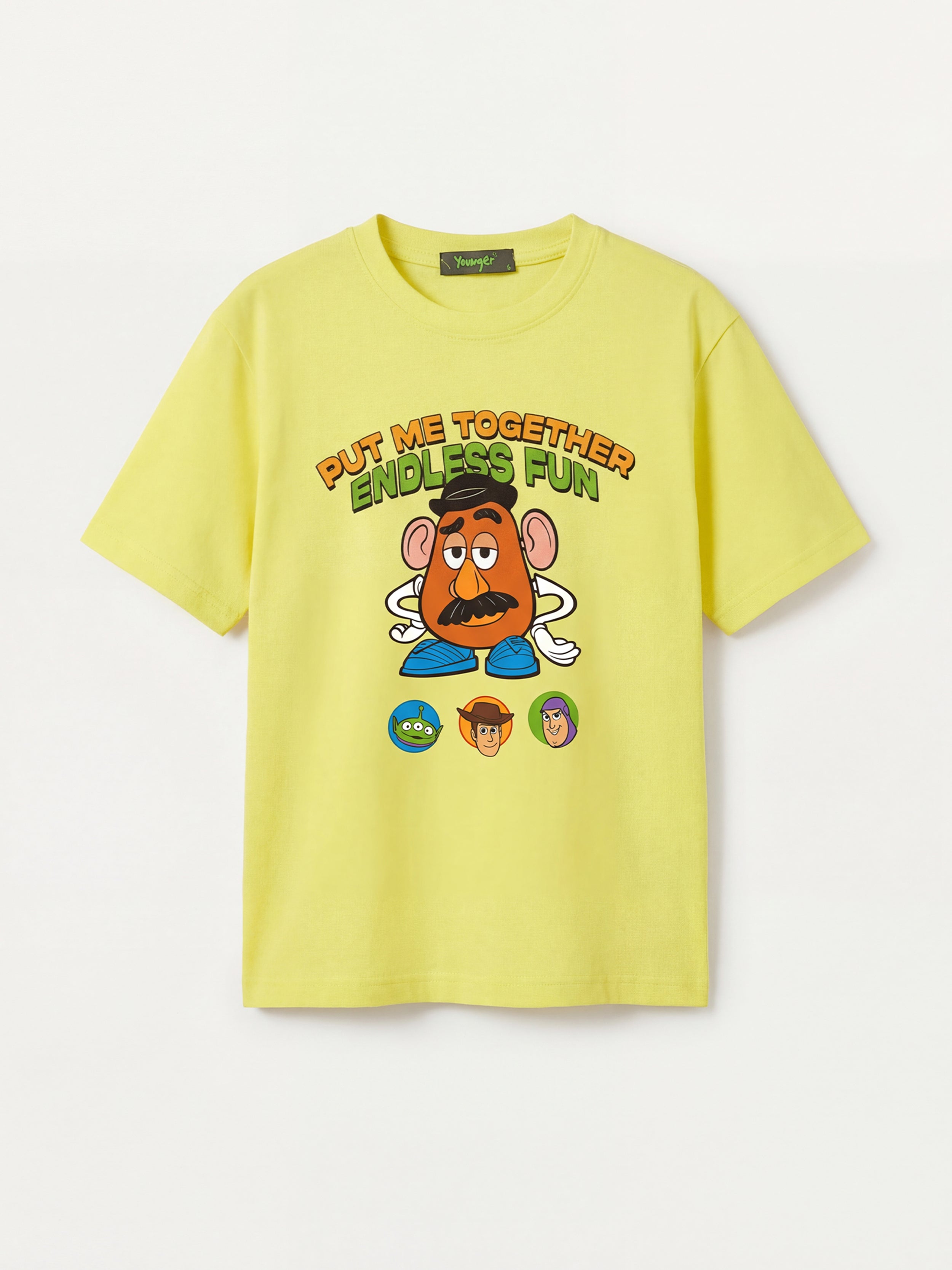 Mr. Potato Fun Kid Tee - Yellow