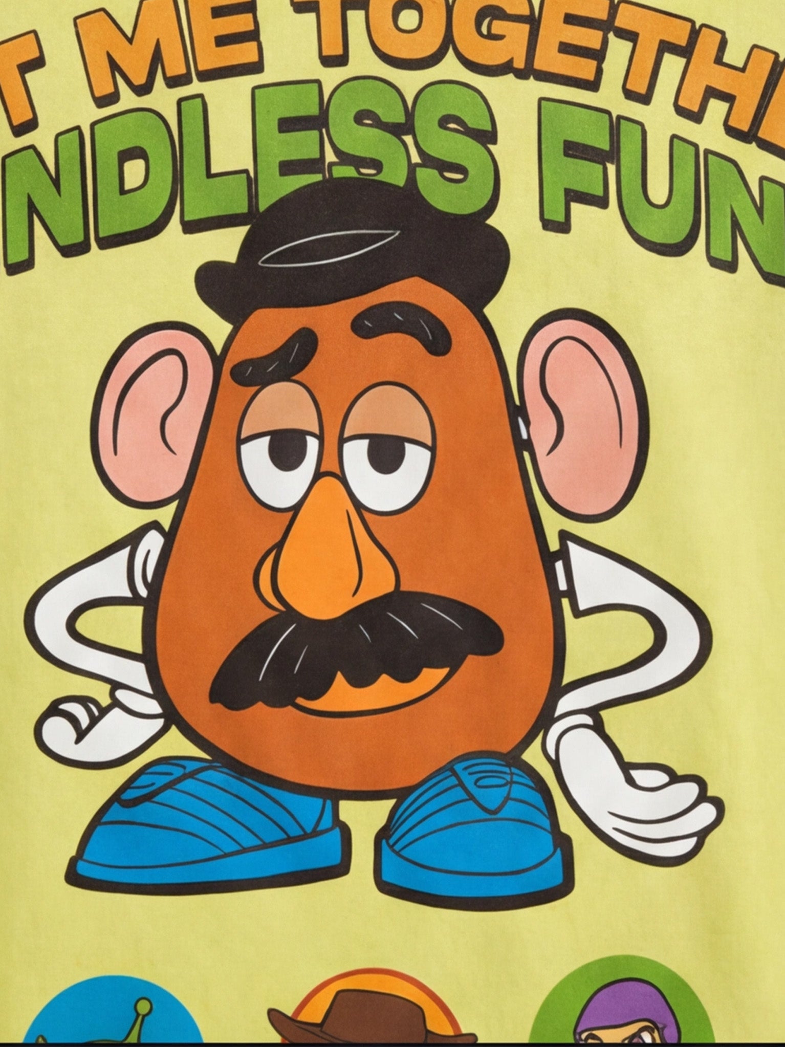 Mr. Potato Fun Kid Tee - Yellow