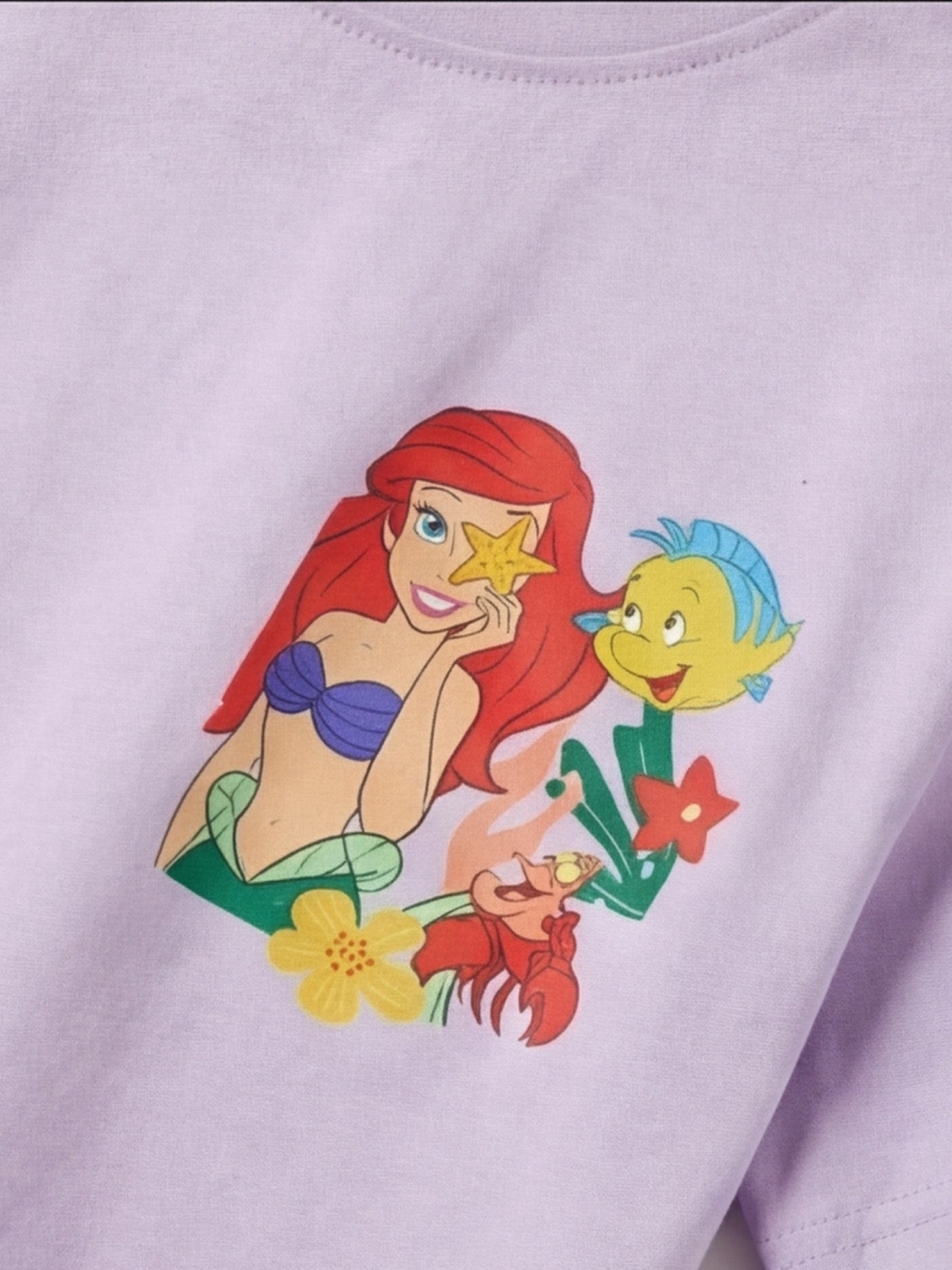 Little Mermaid kid Tee  - Lavender