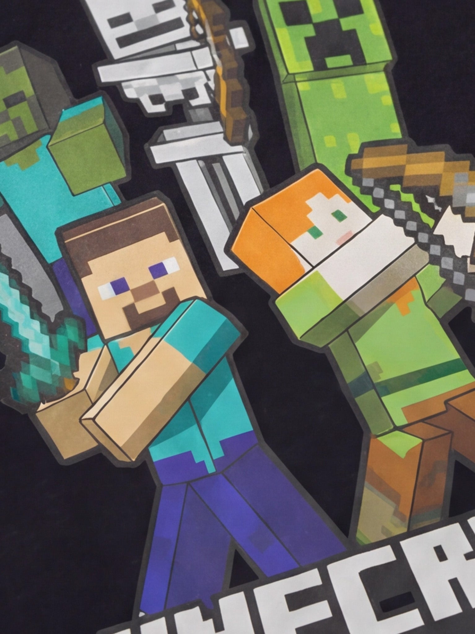 Minecraft Adventure Tee Kid - Black