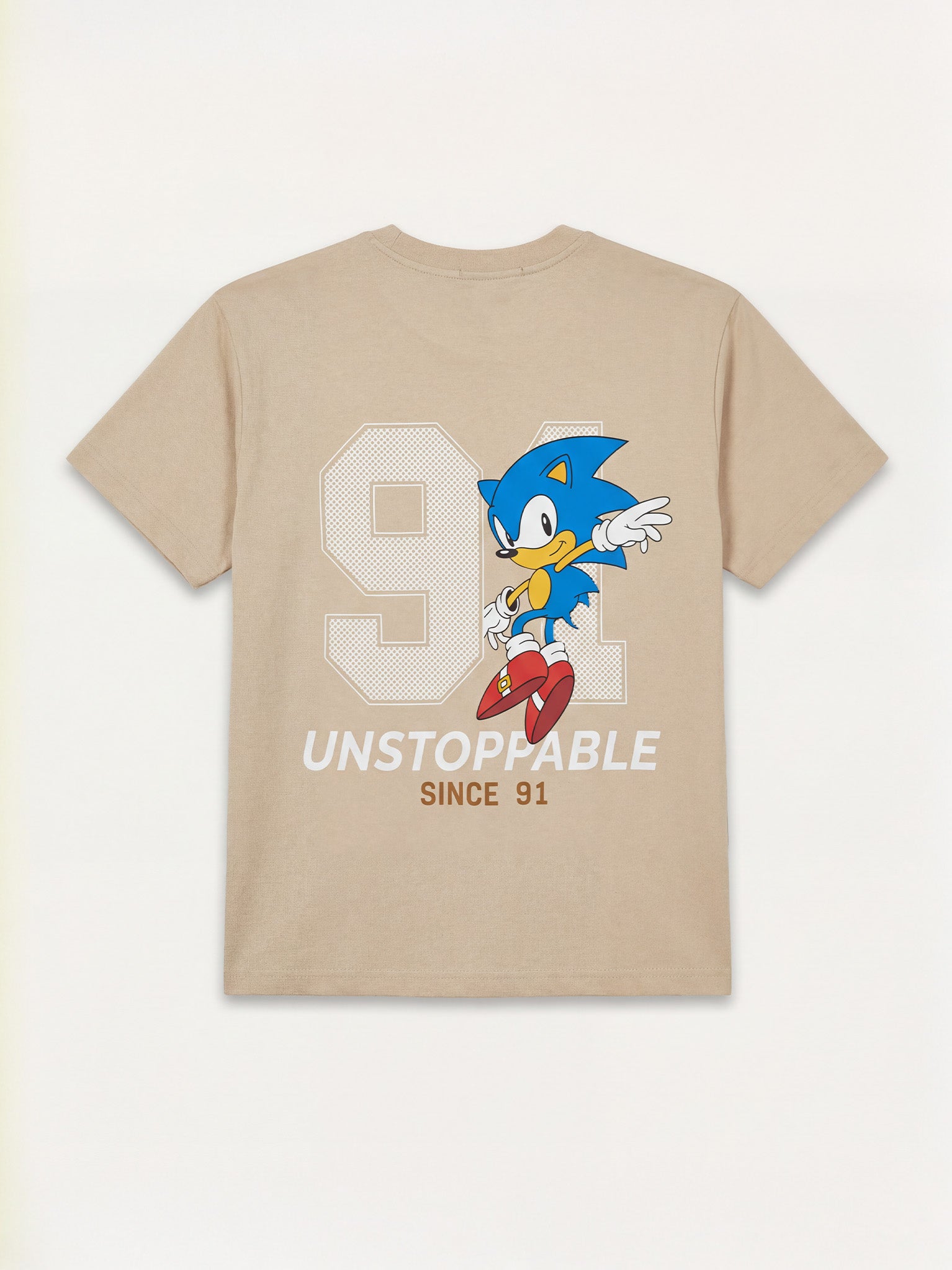 Sonic Unstoppable Tee - Beige