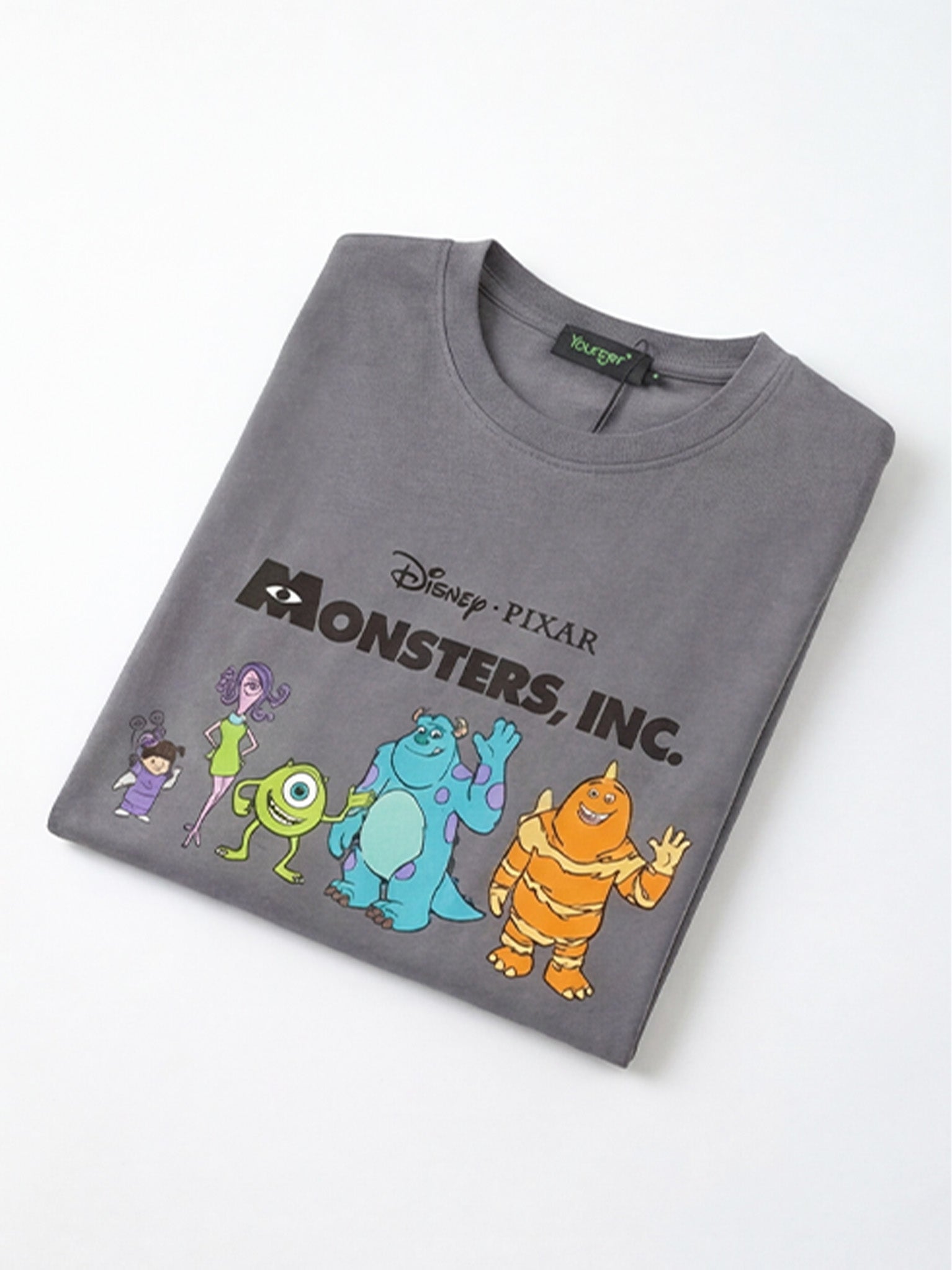 Monsters Crew Tee - Grey