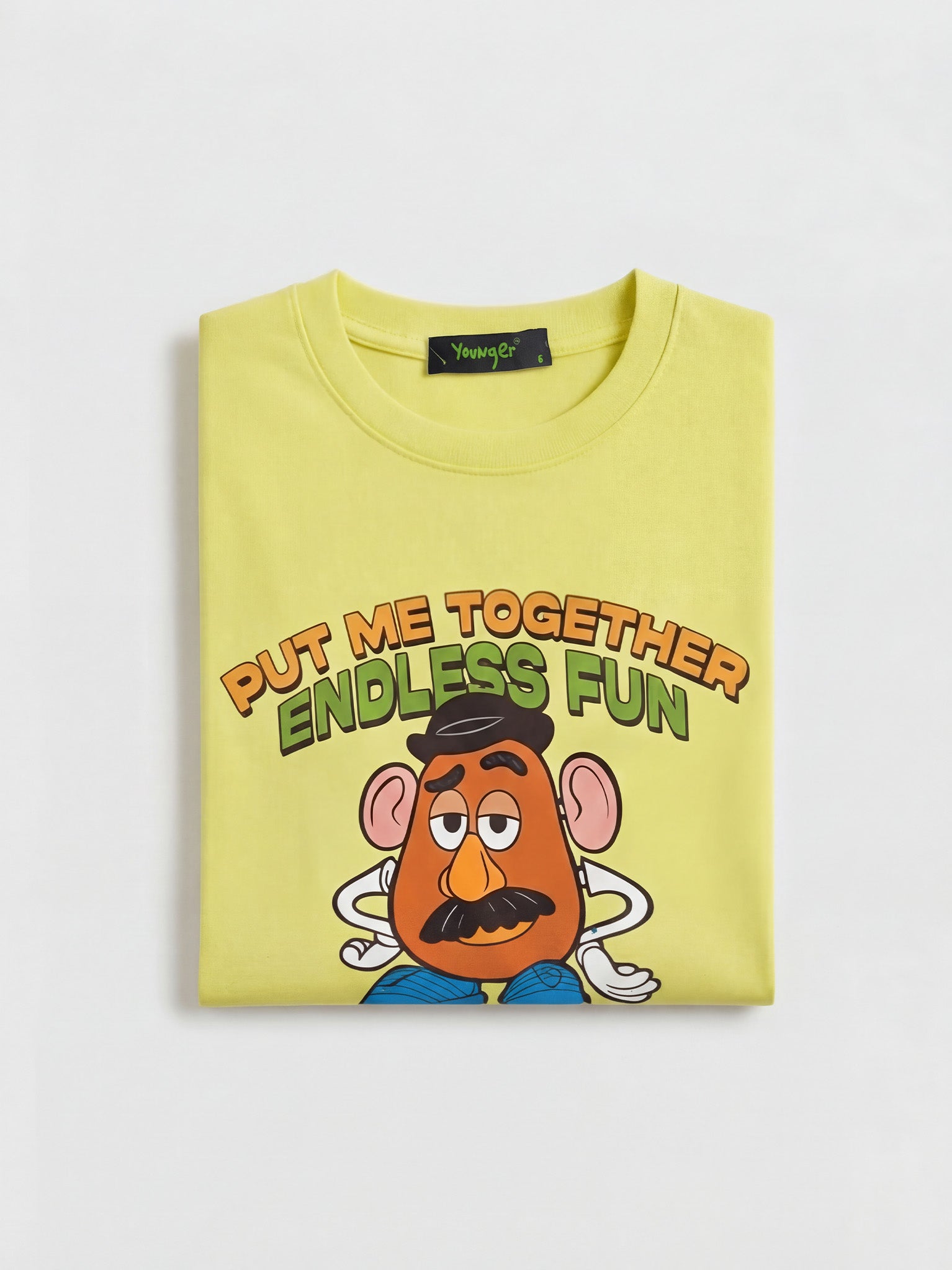 Mr. Potato Fun Kid Tee - Yellow