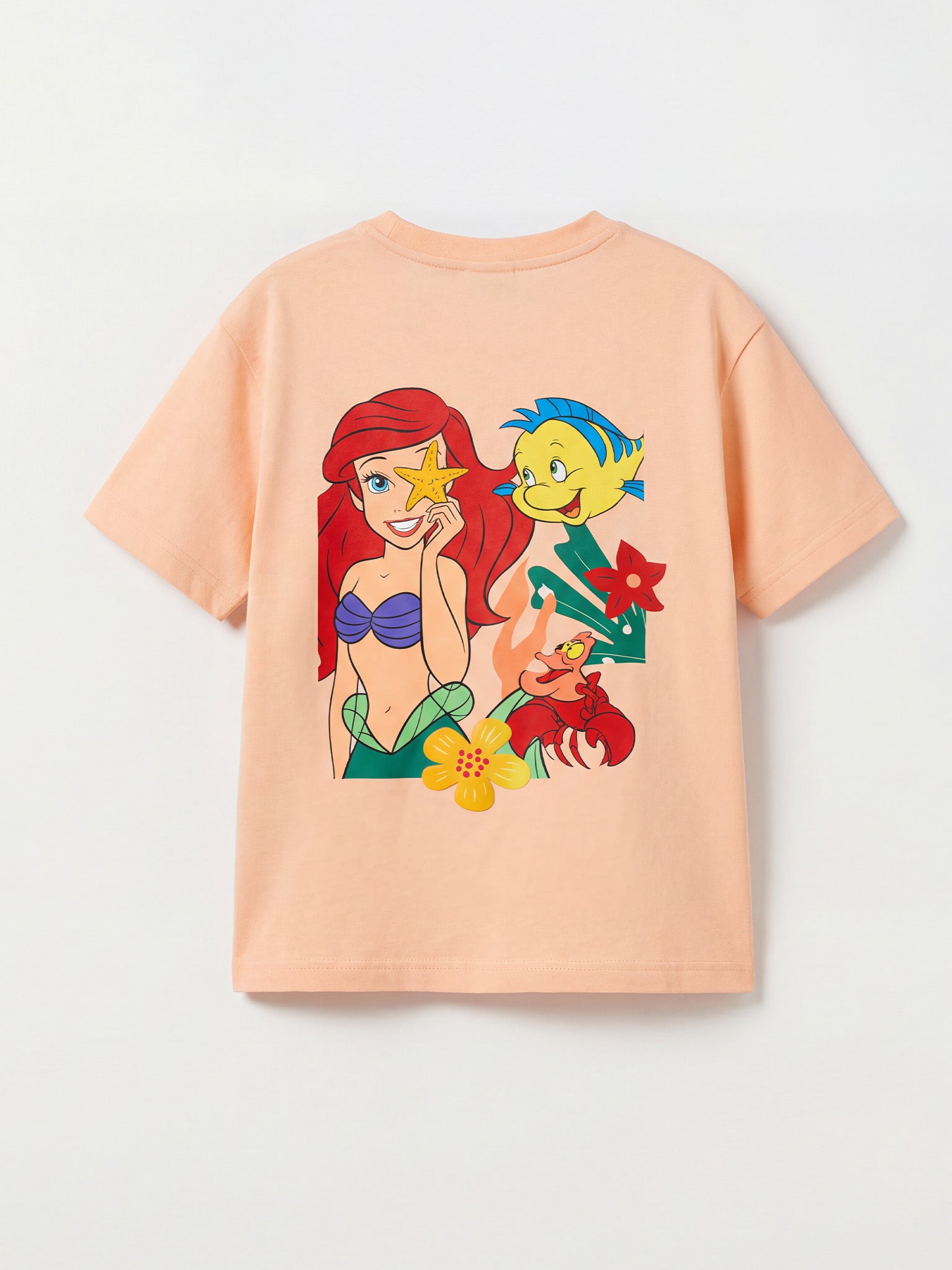 Little Mermaid kid Tee  - Peach