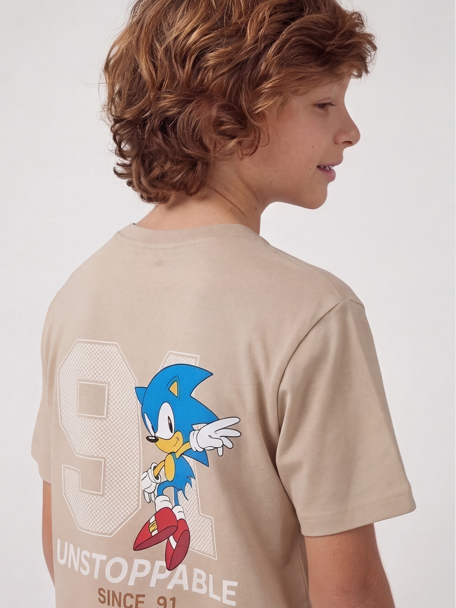 Sonic Unstoppable Tee - Beige