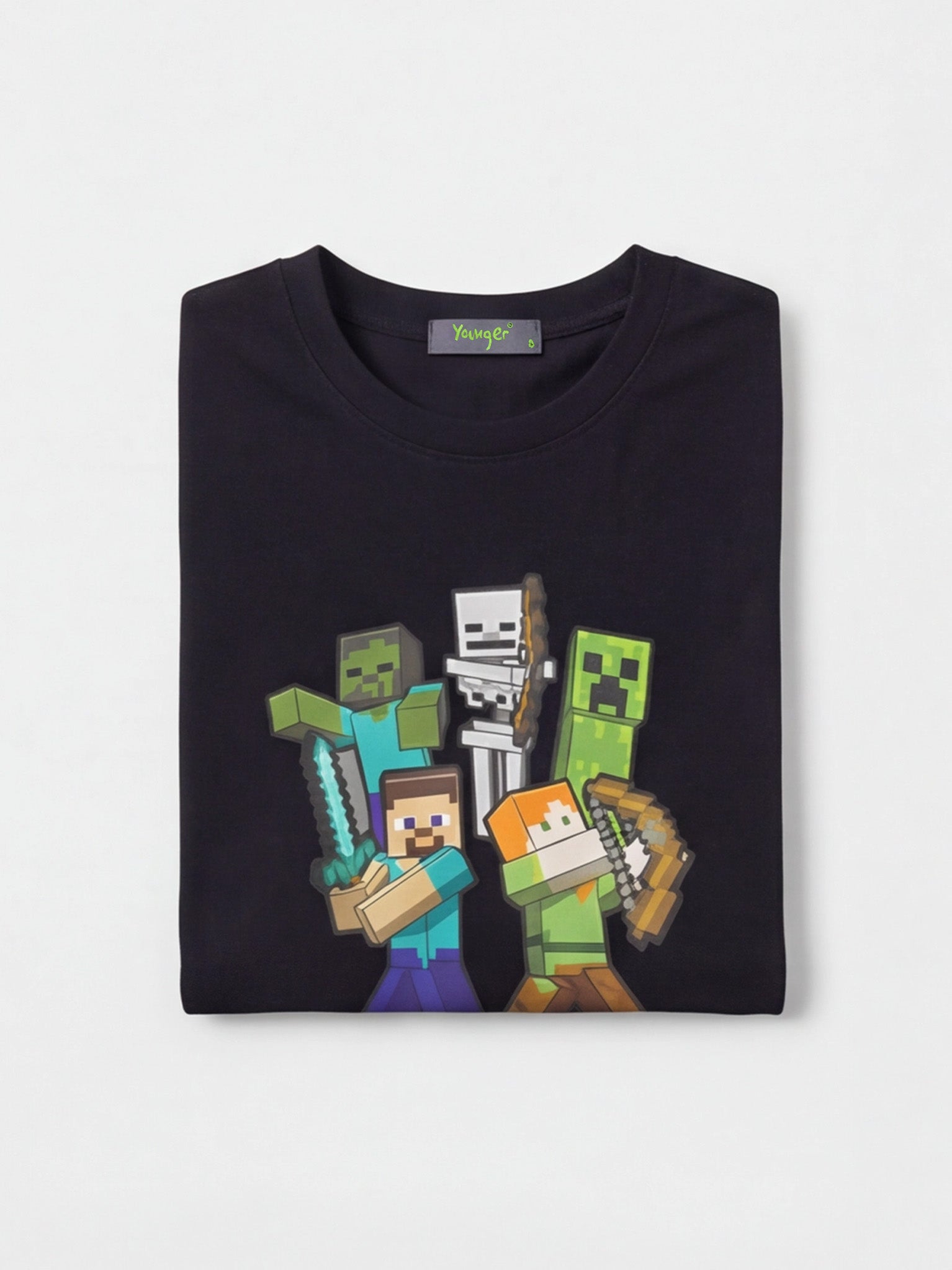 Minecraft Adventure Tee Kid - Black