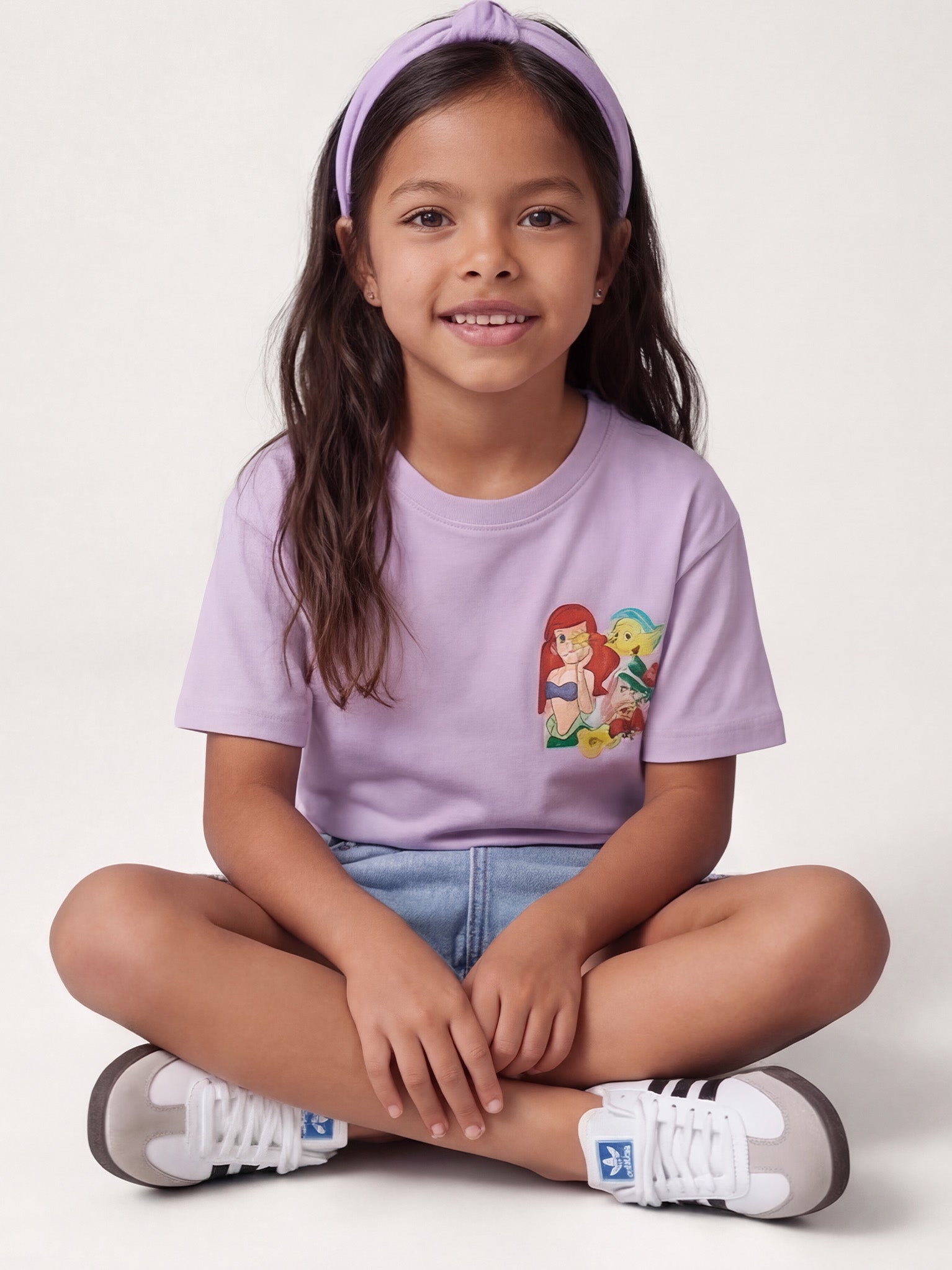 Little Mermaid kid Tee  - Lavender