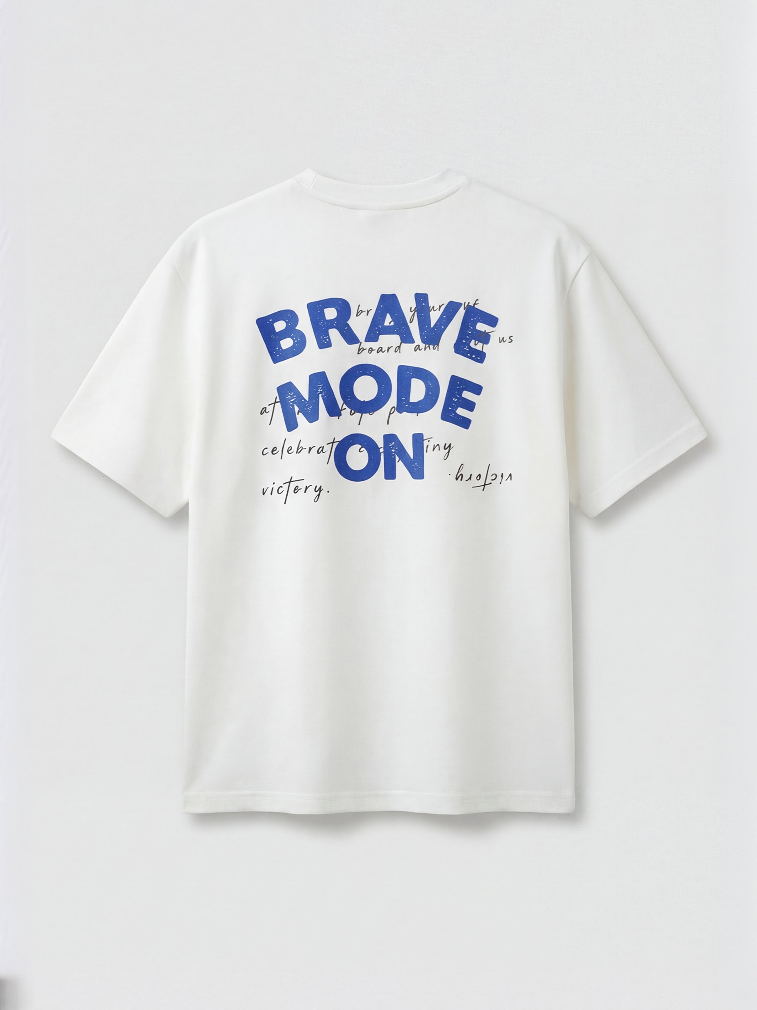 Brave Mode Kids  Tee - White