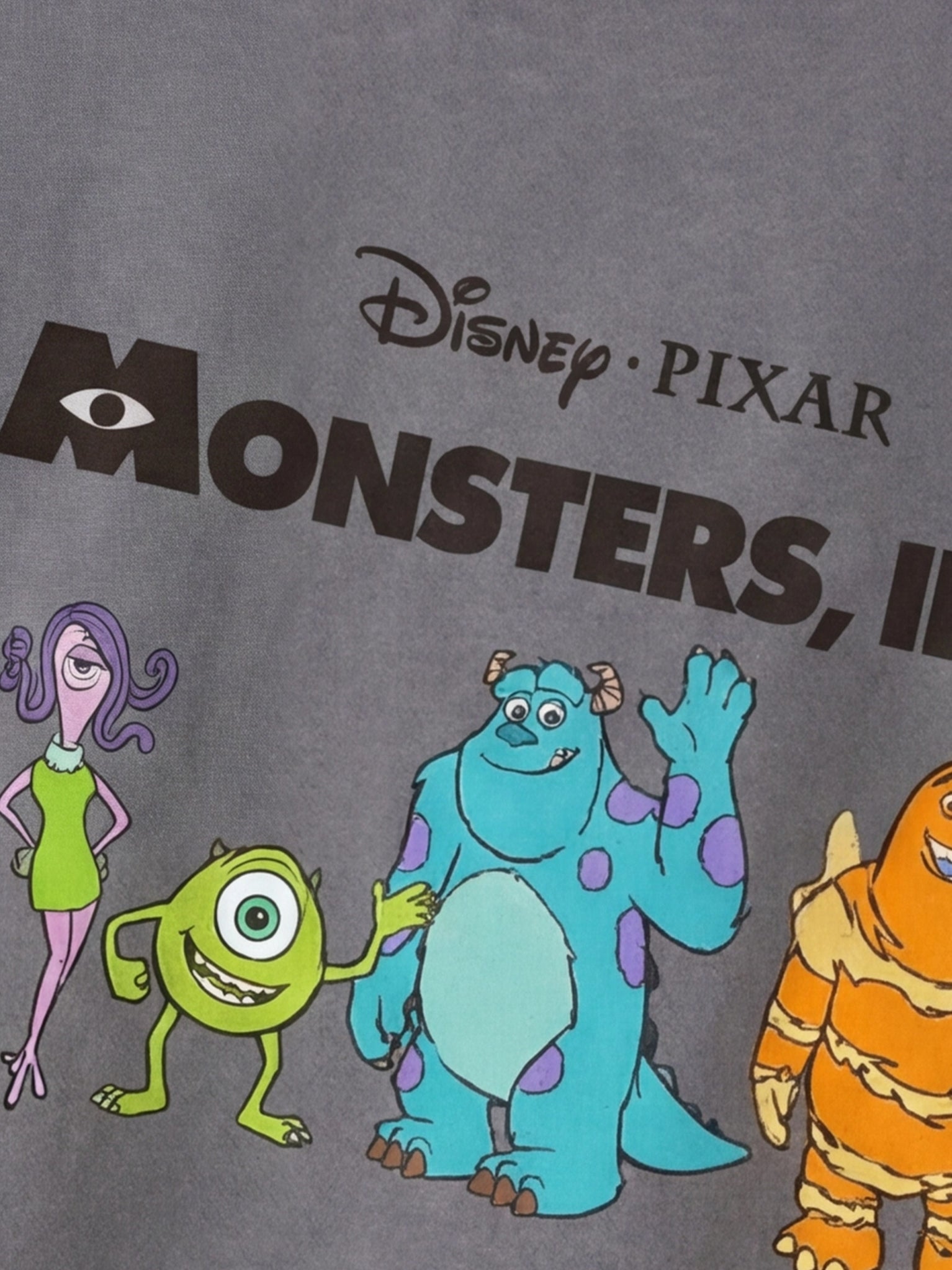 Monsters Crew Tee - Grey