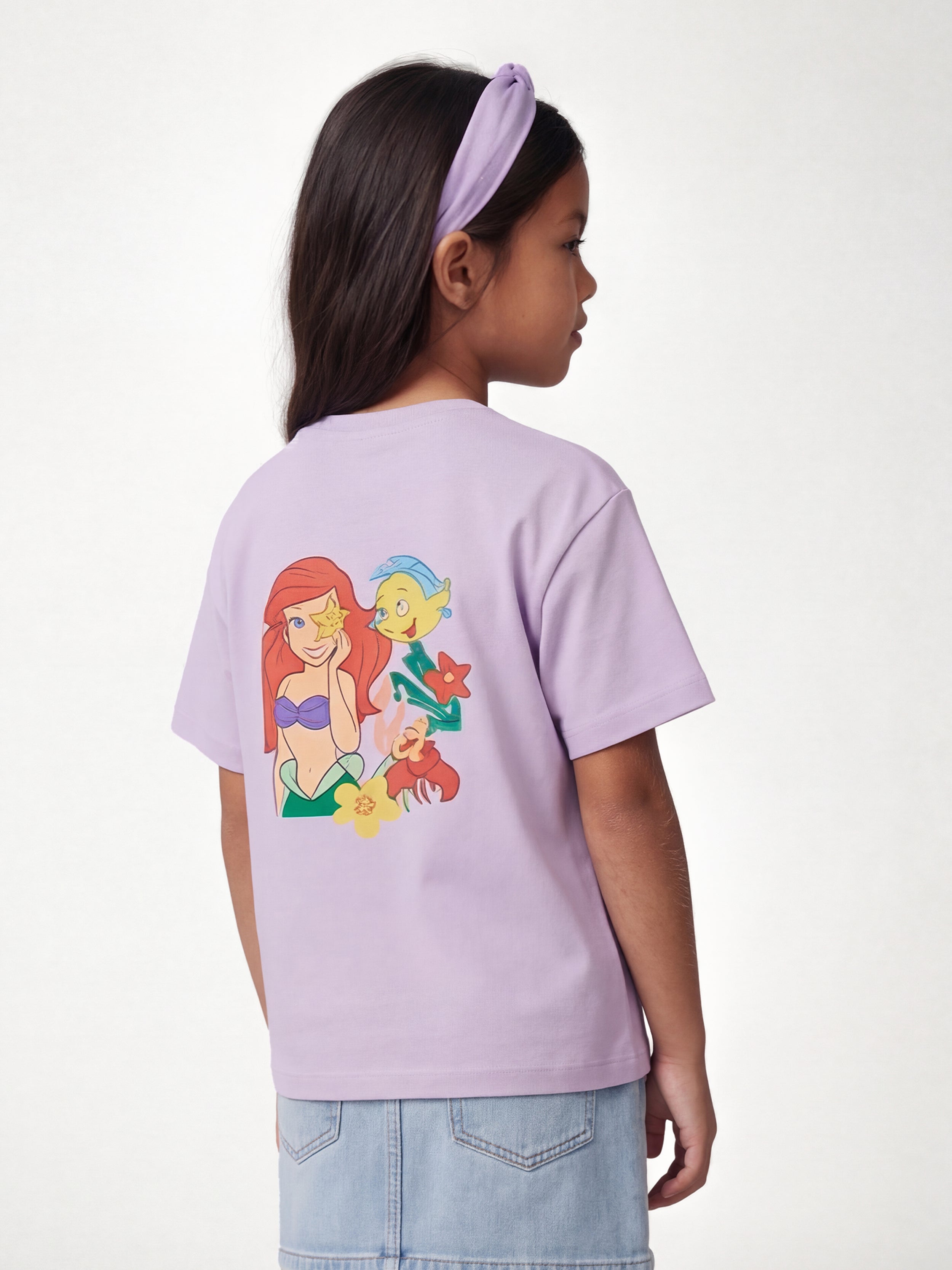 Little Mermaid kid Tee  - Lavender
