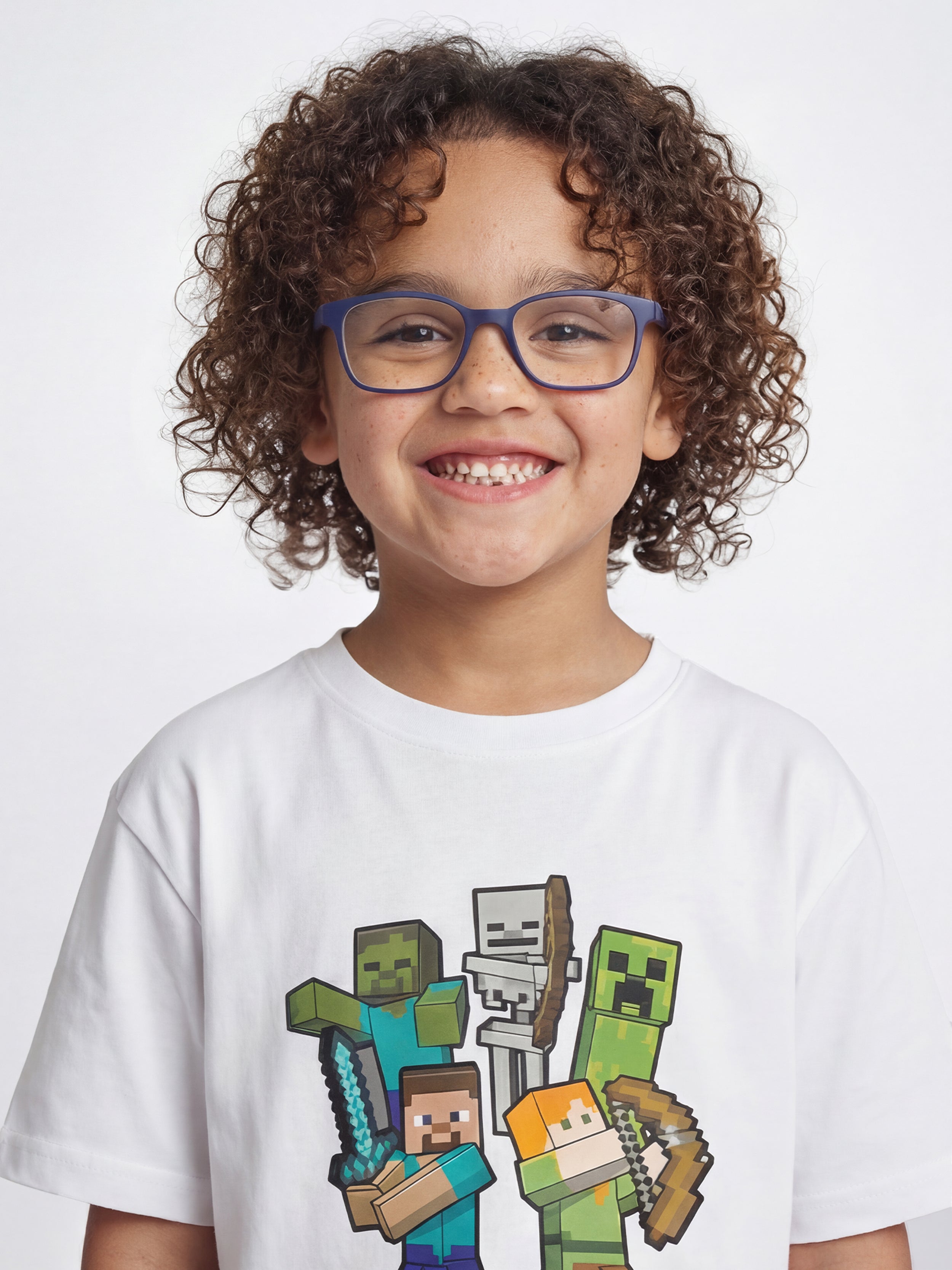 Minecraft Adventure Tee Kid - White