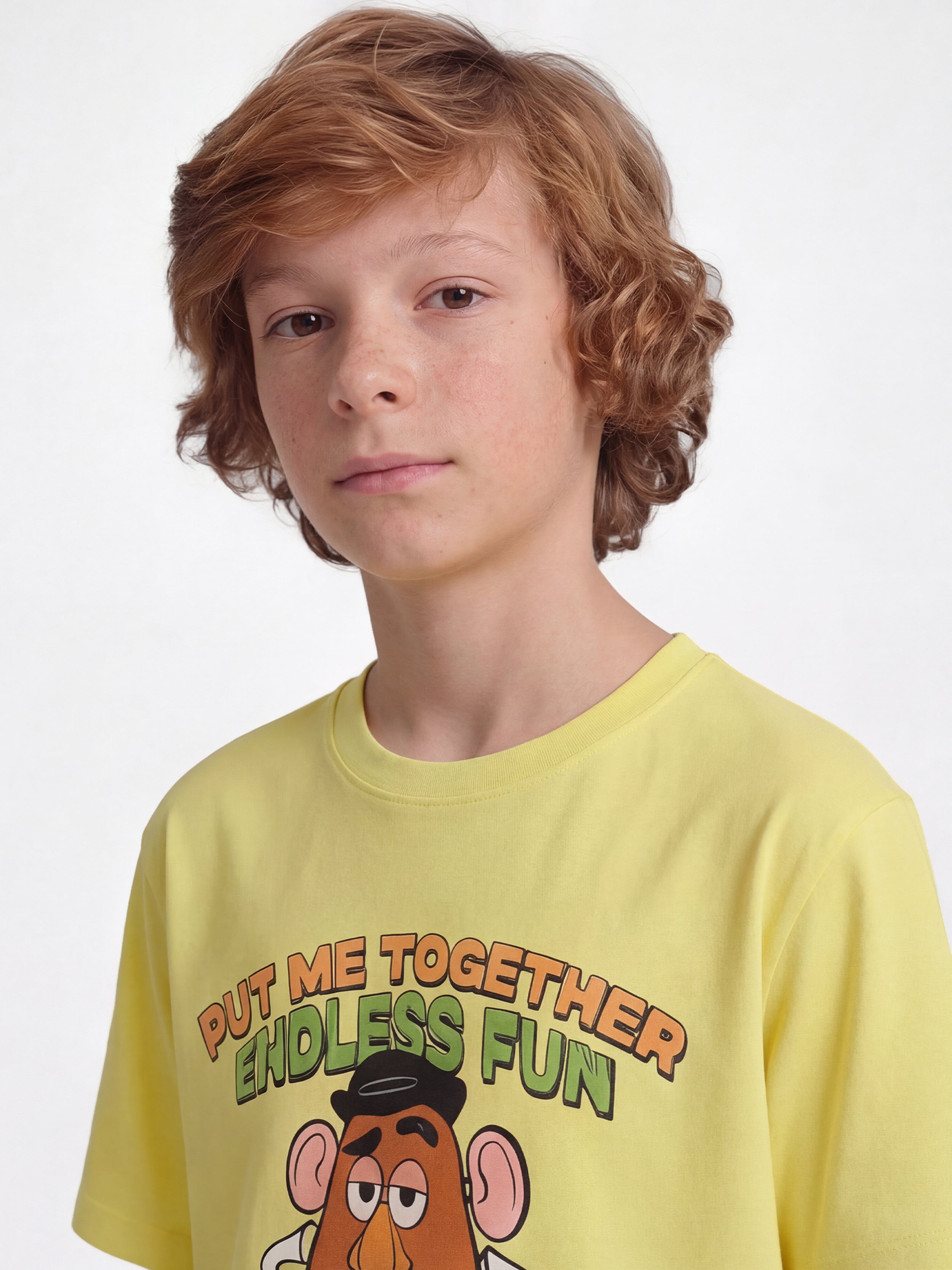 Mr. Potato Fun Kid Tee - Yellow