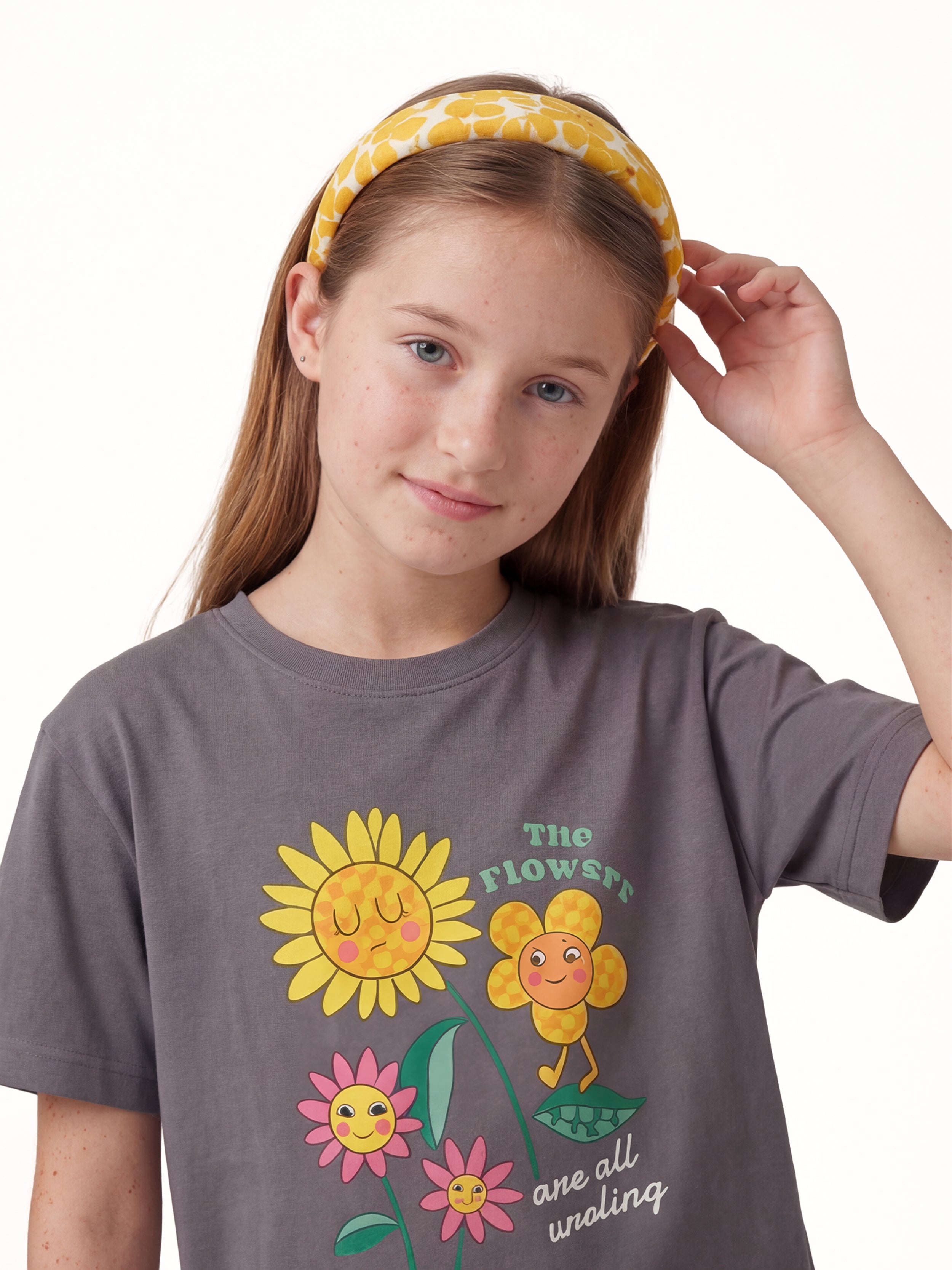 Happy Flowers Set – Grey