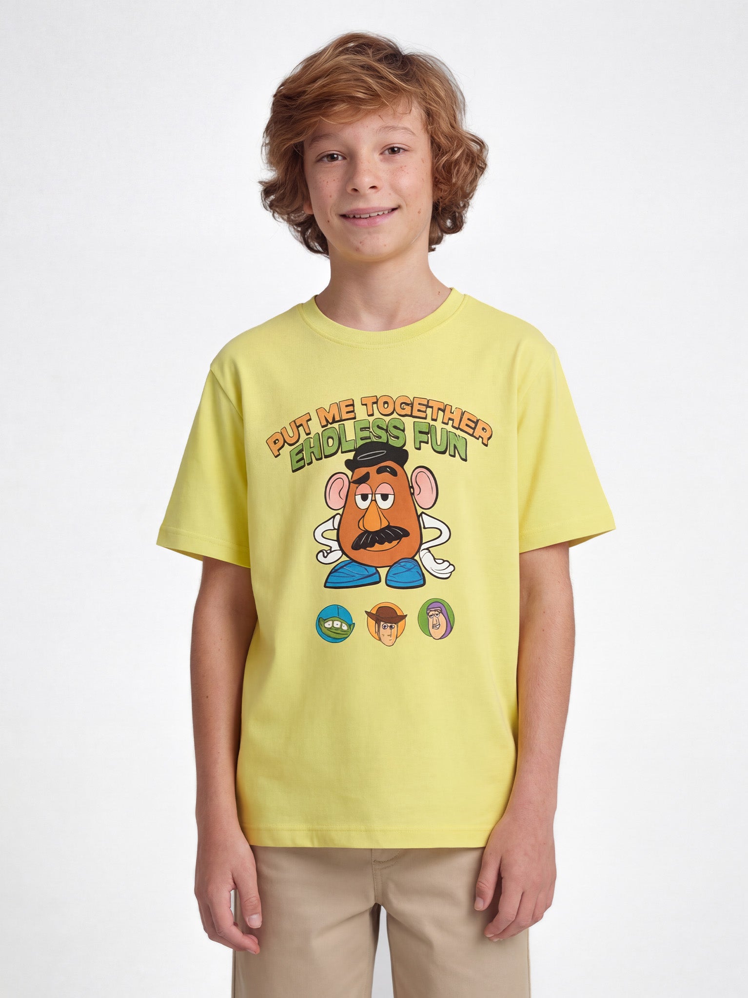Mr. Potato Fun Kid Tee - Yellow