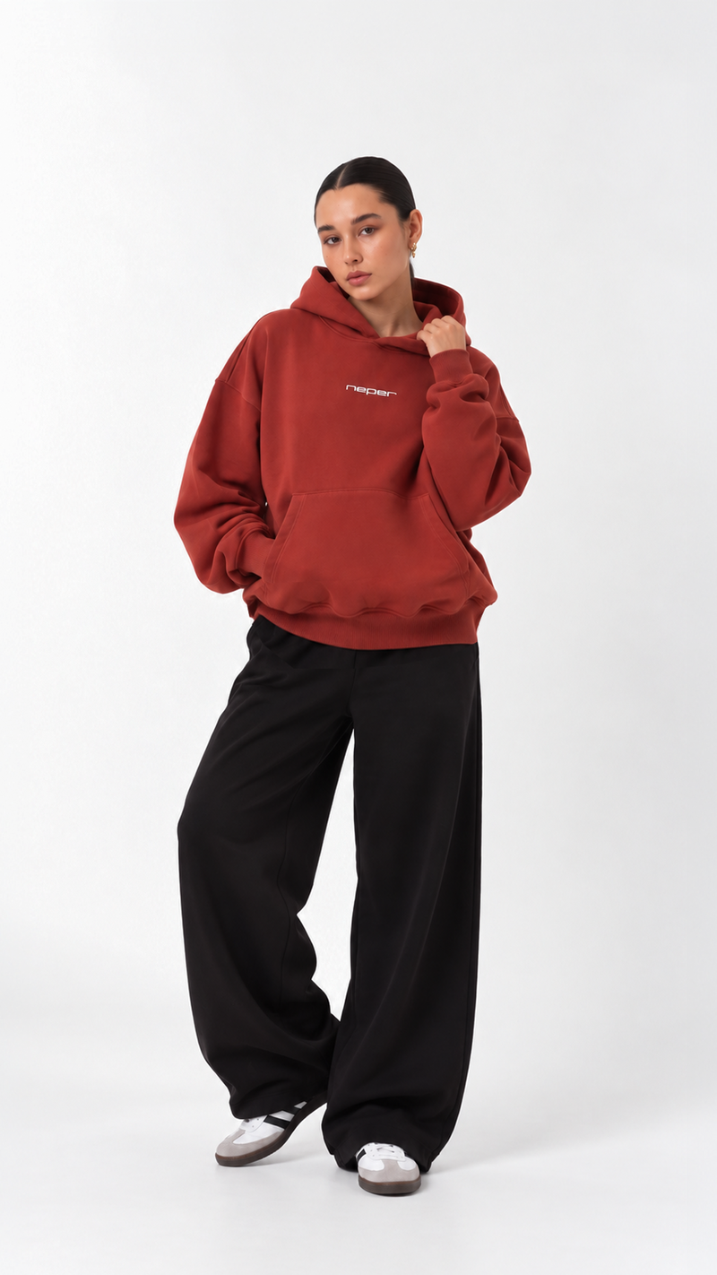 Abstract Oversize Hoodie