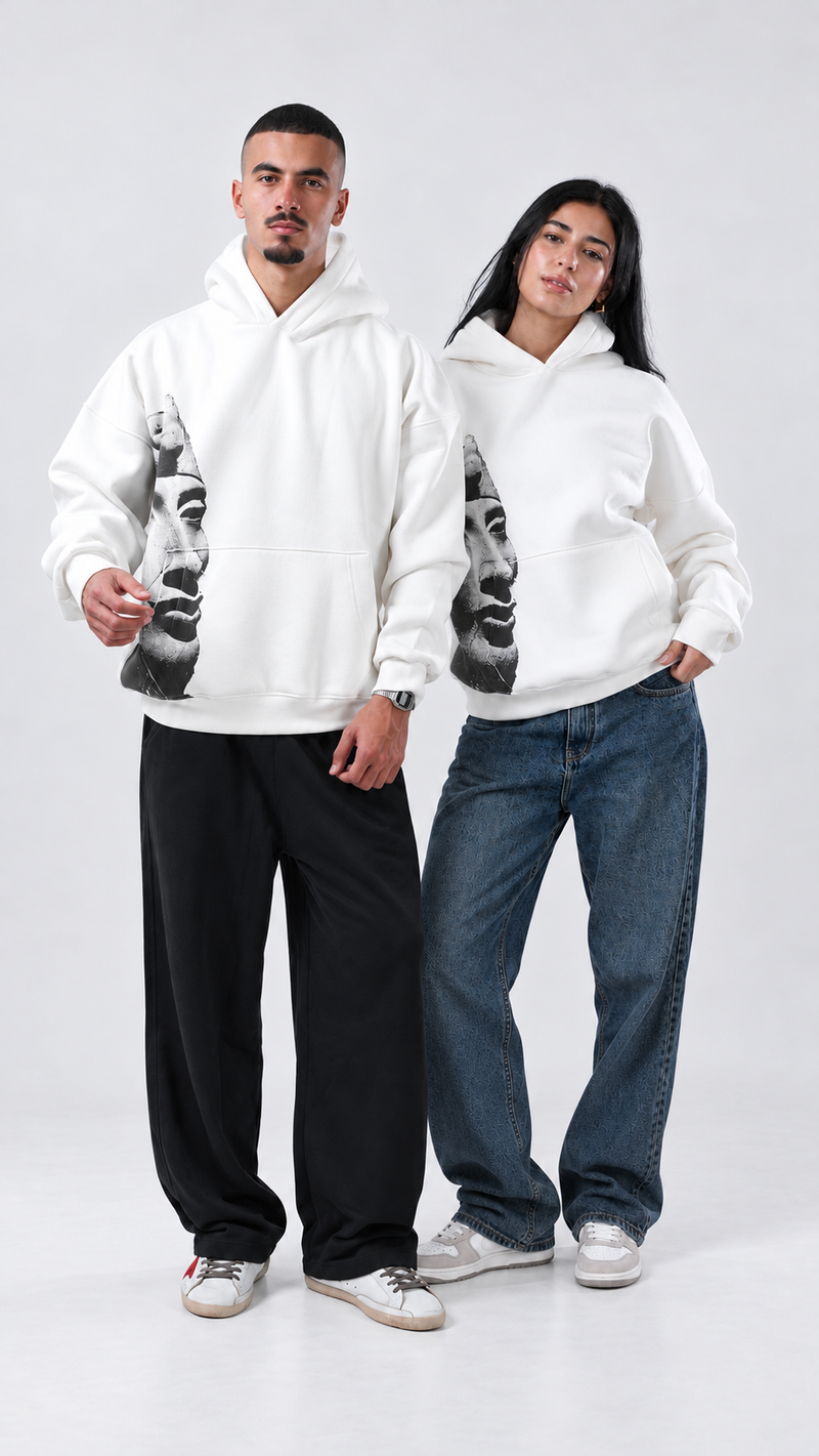 Akhen Dotted Oversize Hoodie
