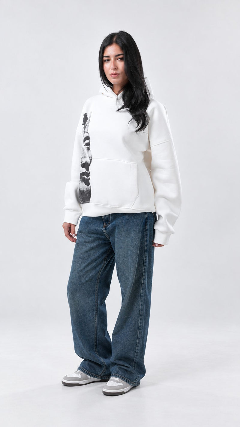 Akhen Dotted Oversize Hoodie