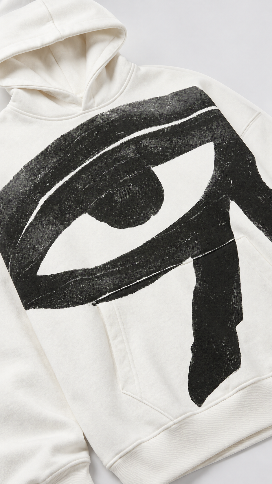 Eye of Ra Oversize Hoodie — Off-White, product view 1