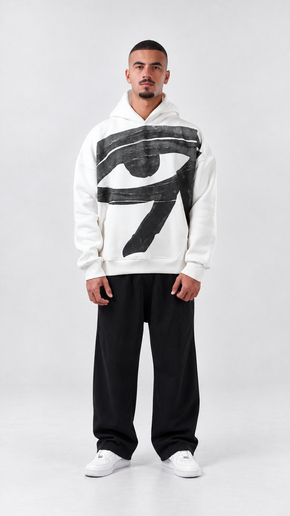 Eye of Ra Oversize Hoodie — Off-White, product view 7