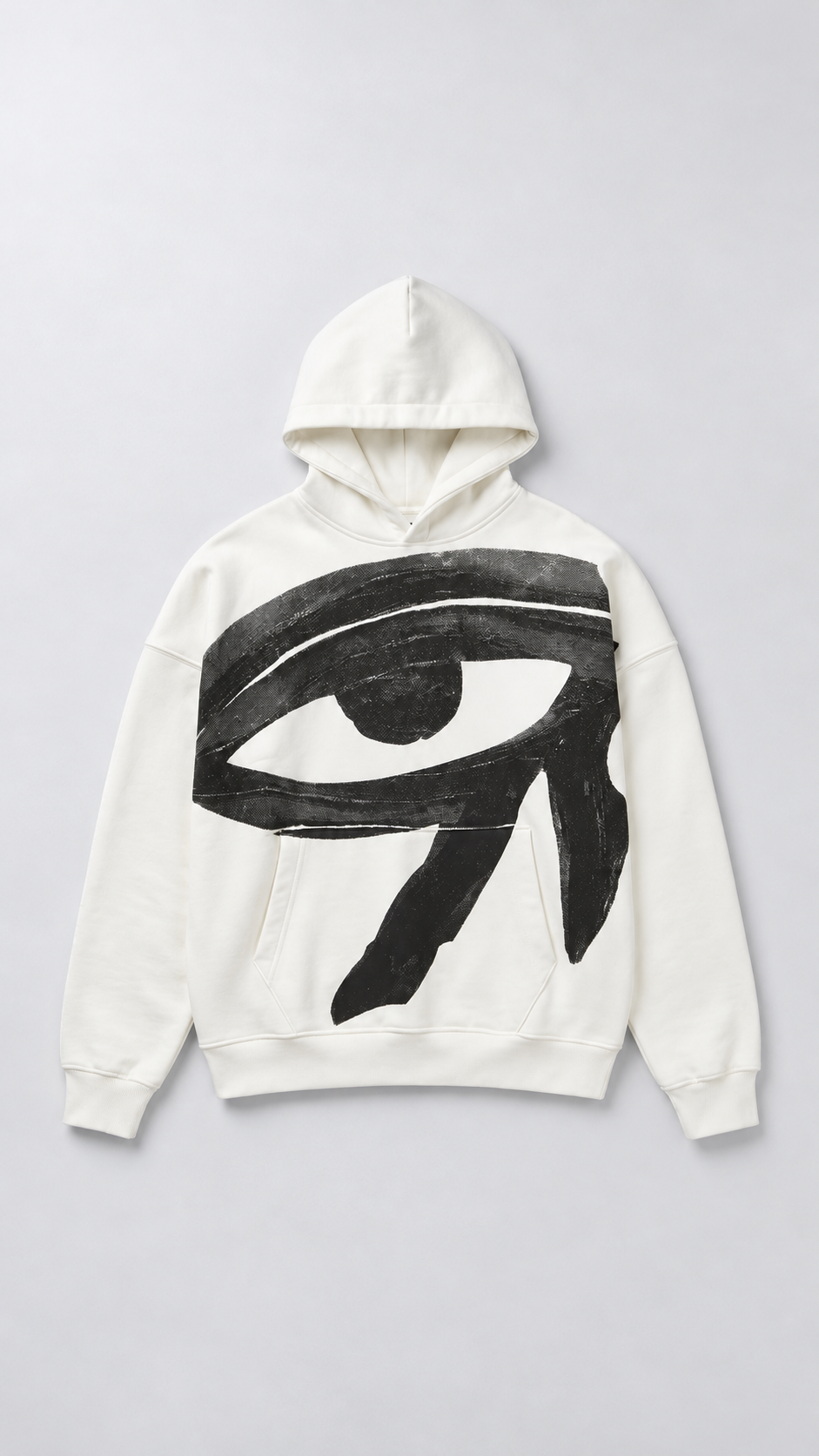 Eye of Ra Oversize Hoodie — Off-White, product view 9