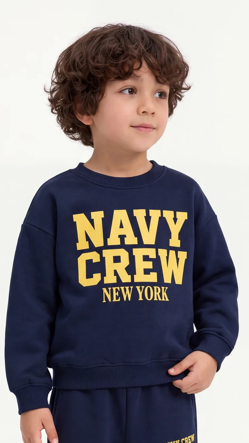 Navy Crew Set