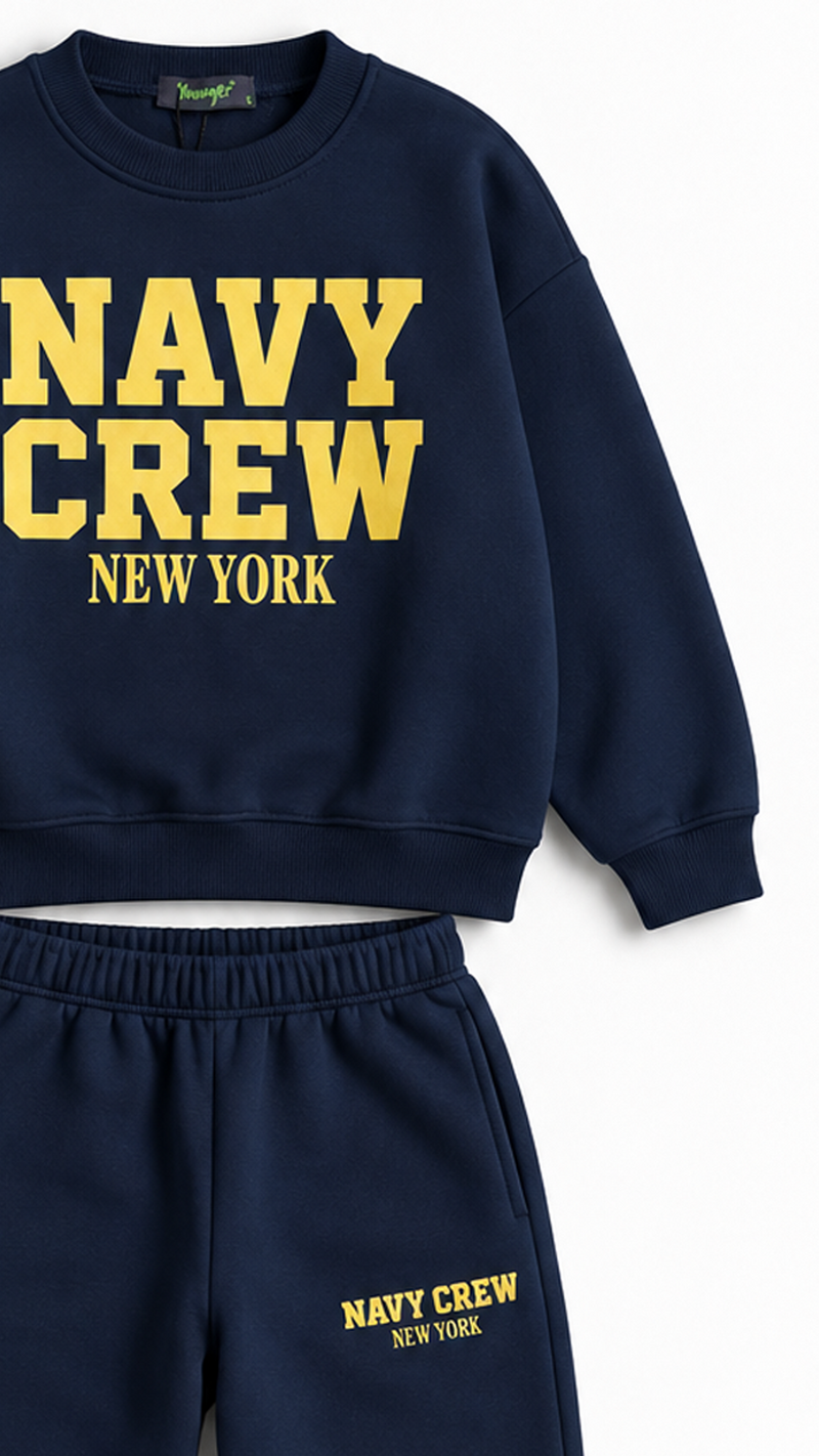 Navy Crew Set