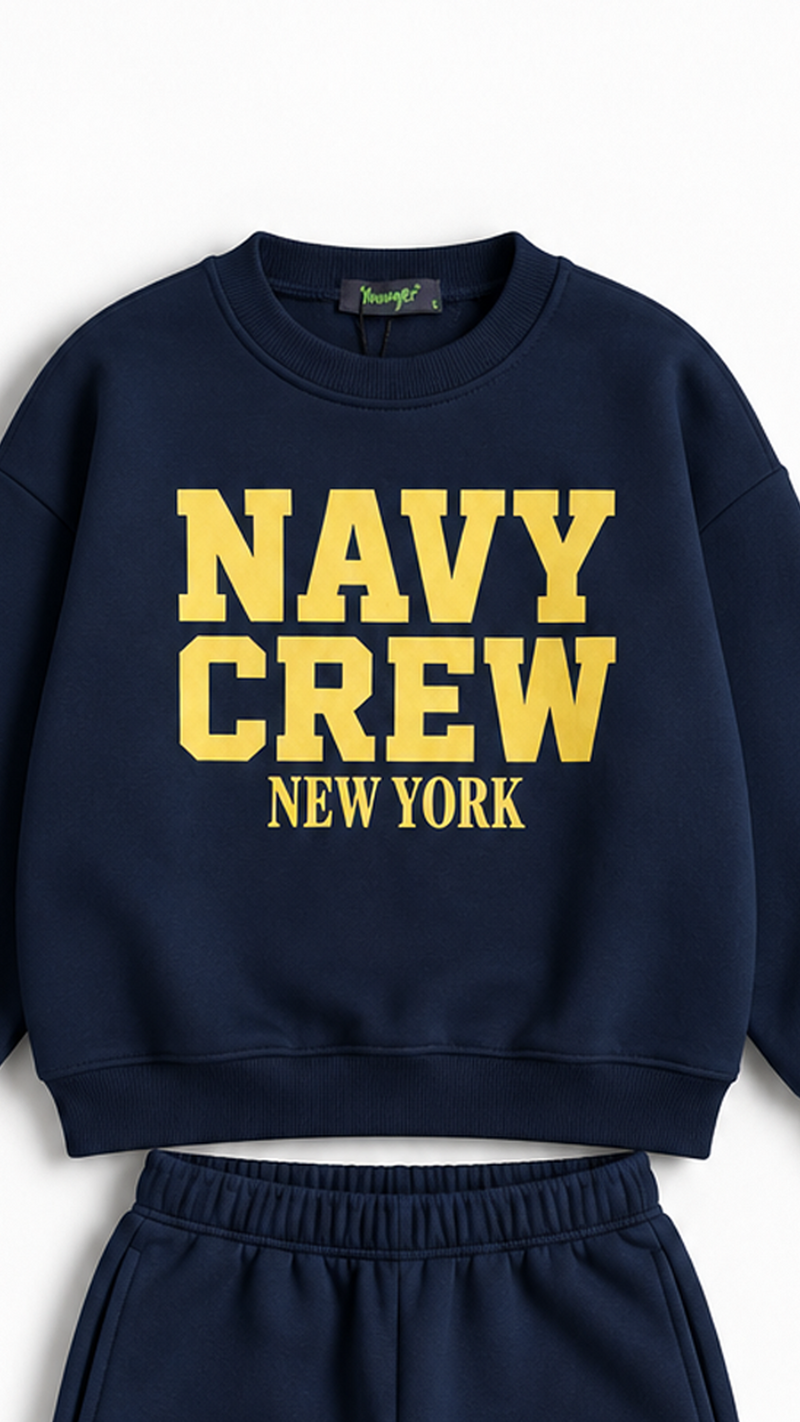 Navy Crew Set