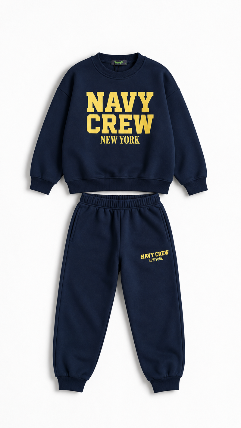 Navy Crew Set