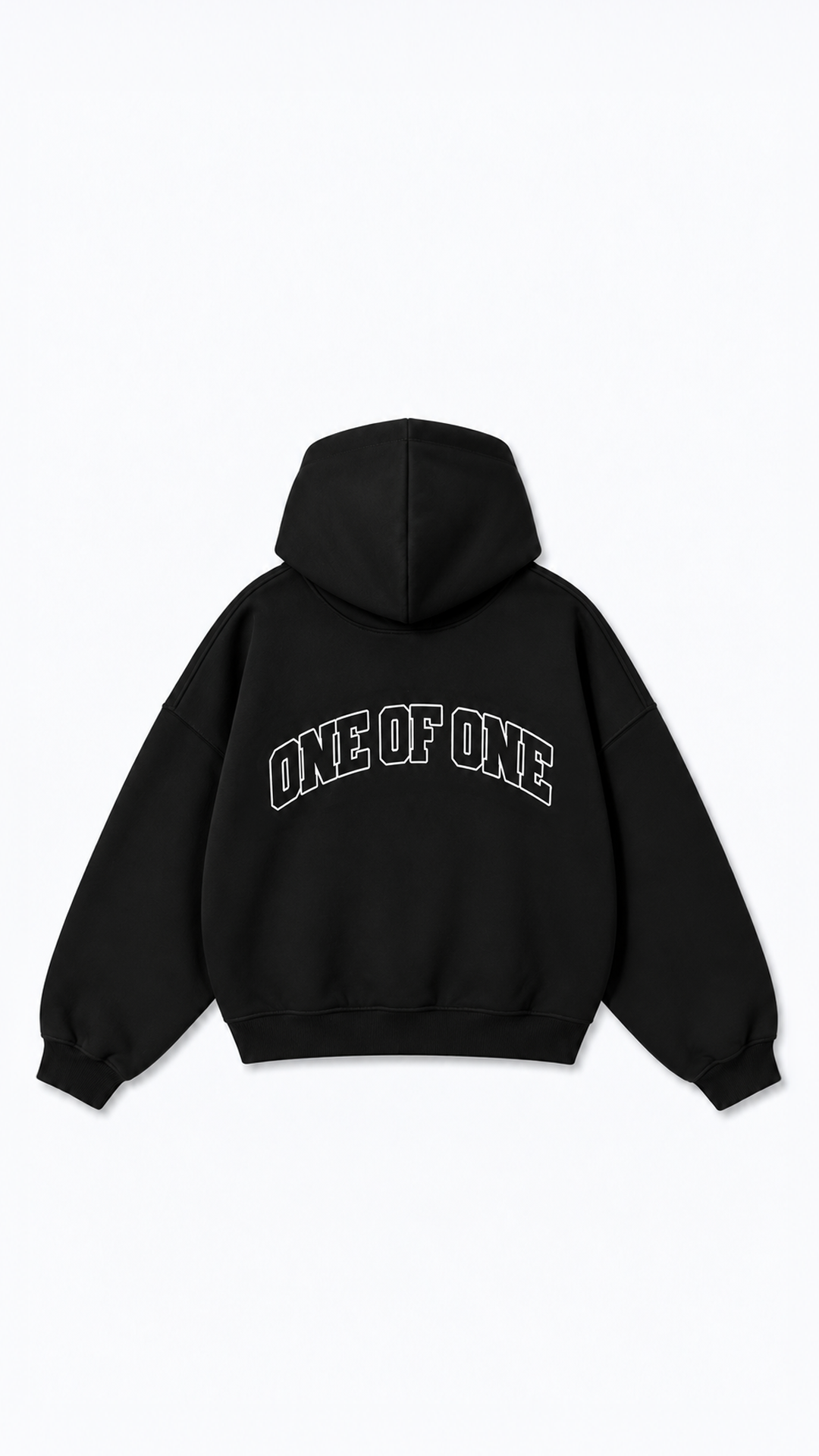 One of One Oversize Hoodie — back flat lay