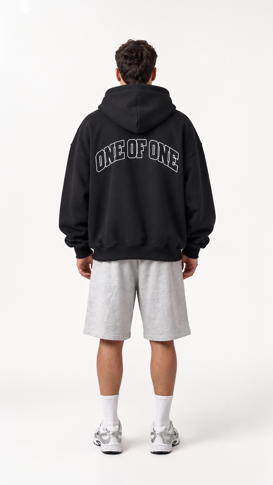 One of One Oversize Hoodie — Black, model view