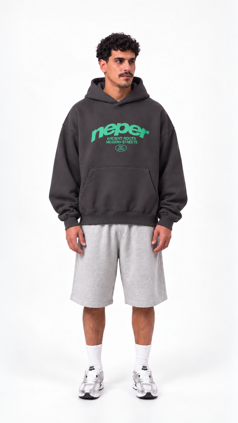Neper Logo Oversize Hoodie