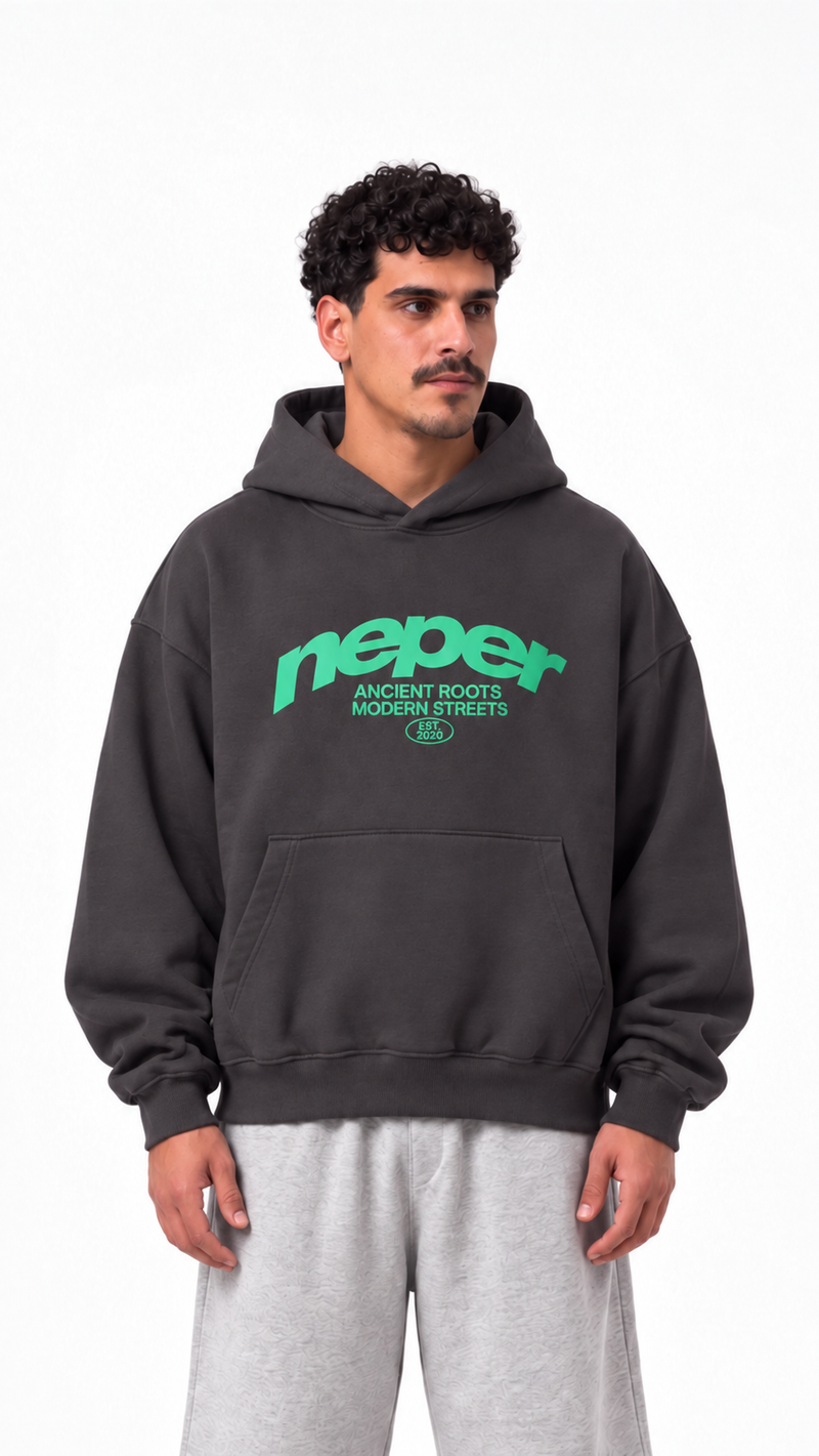 Neper Logo Oversize Hoodie