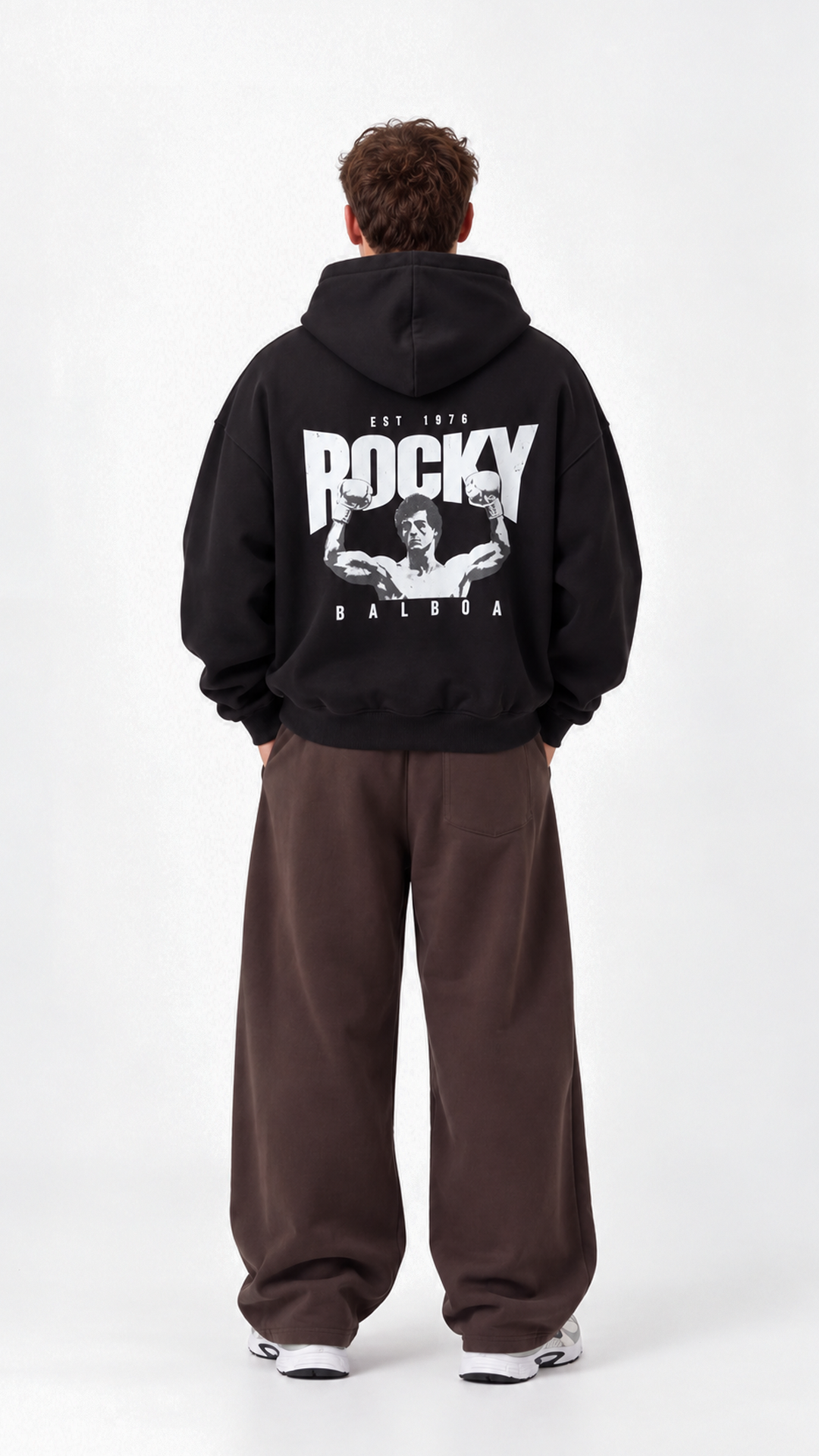 Rocky Oversize Hoodie — full back view