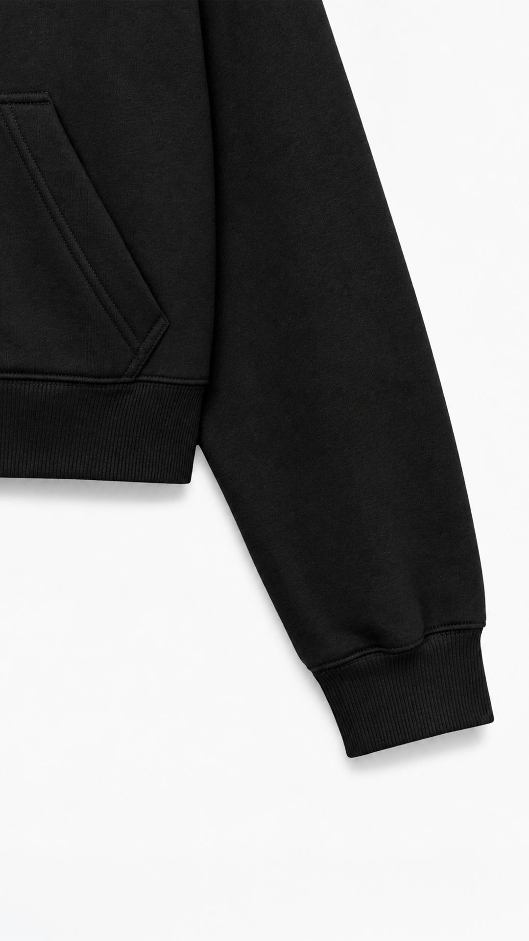 Kids’ Minecraft Creeper Cotton Hoodie – Black — product view 8