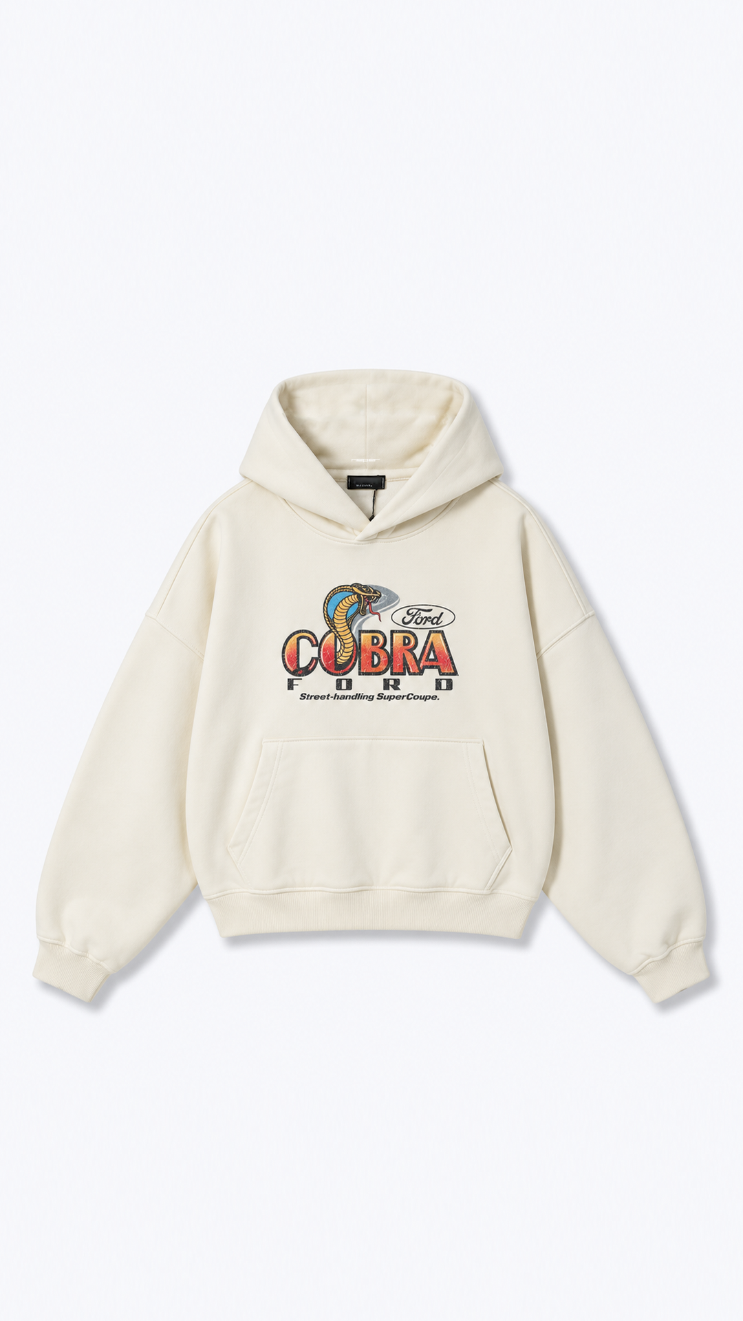 Cobra Hoodie — Cream, view 2