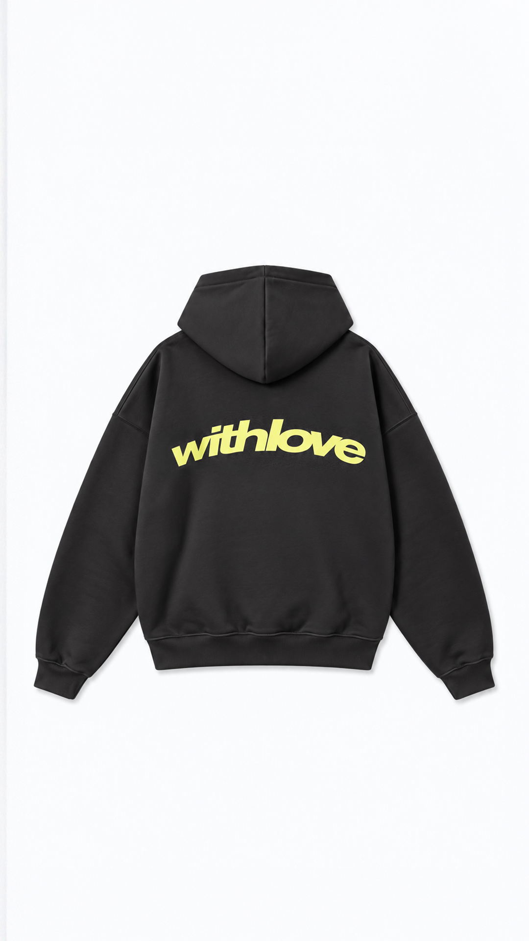 With Love Hoodie — Charcoal, view 1