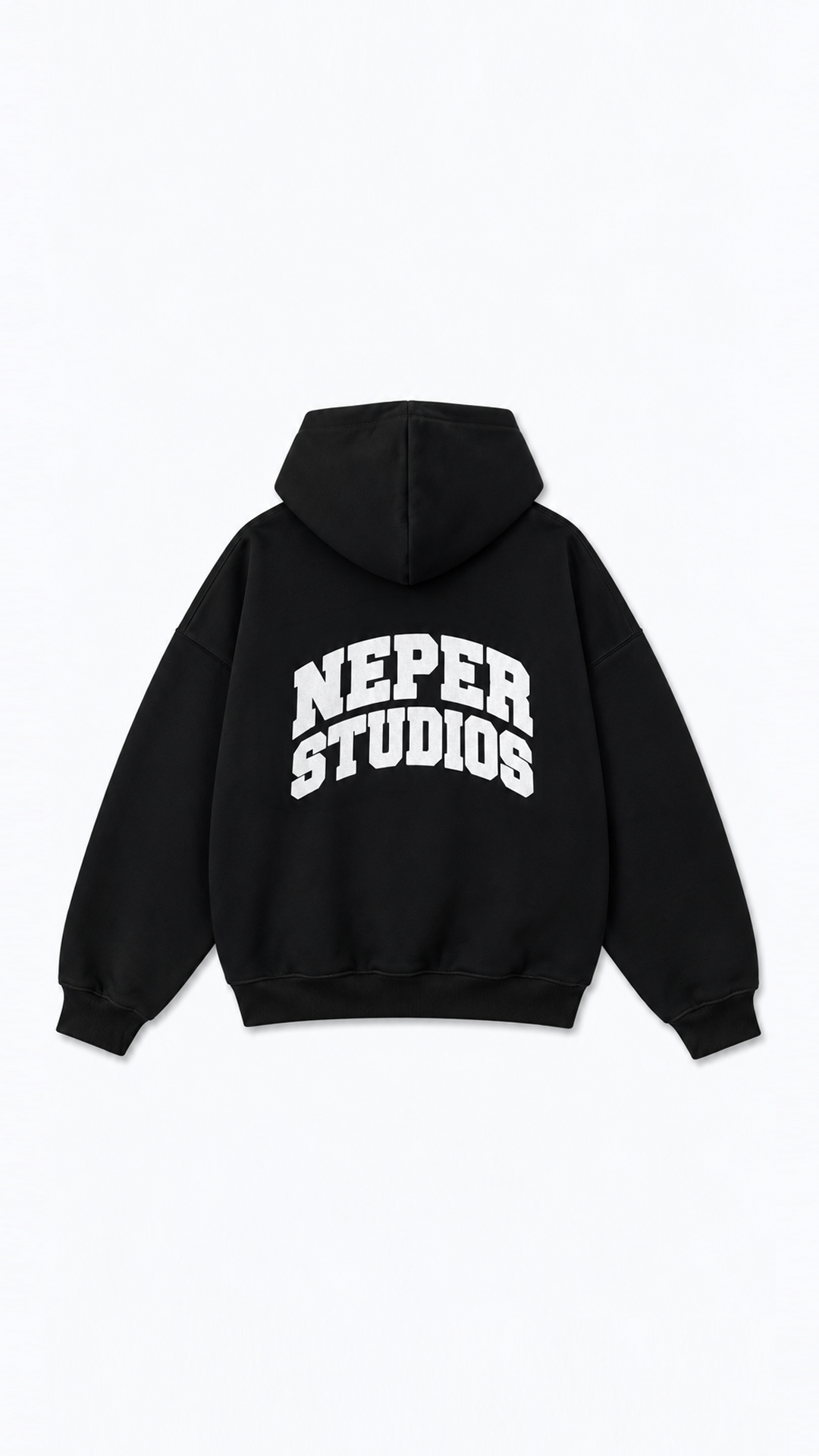 Neper Studios Hoodie — Black, view 2