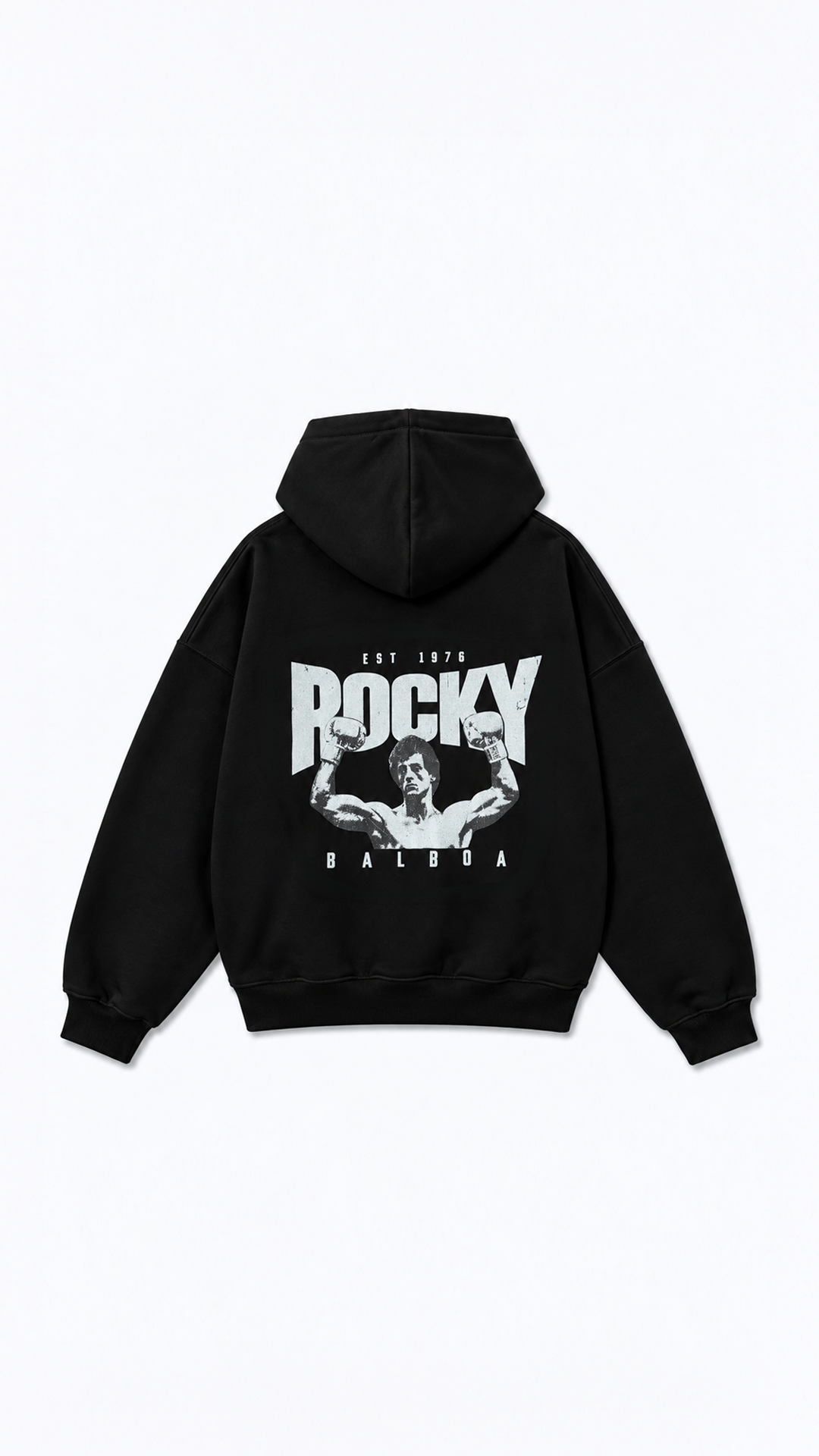Rocky Hoodie — Black, view 1