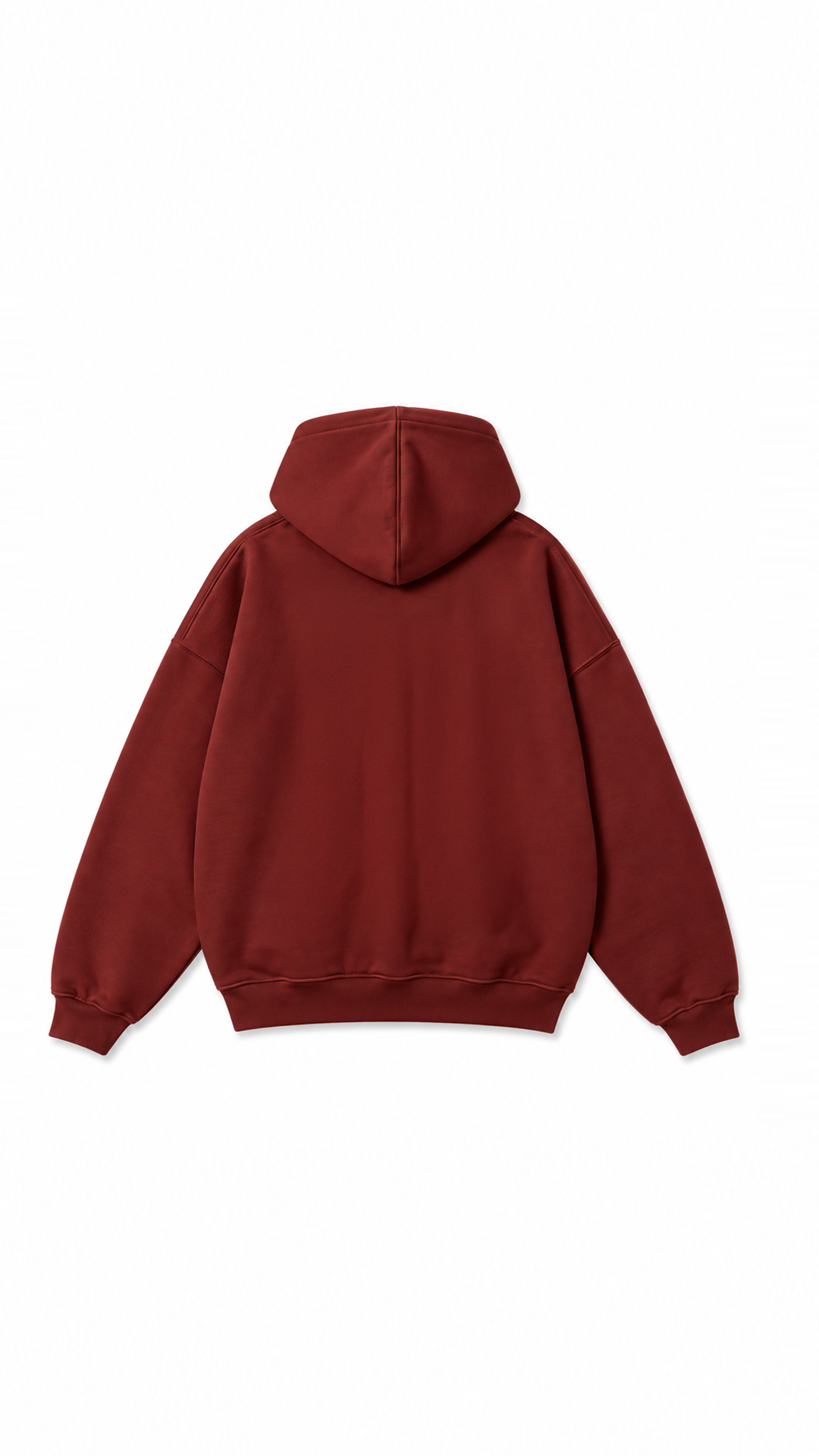 Essential Hoodie — Brick Red, view 1