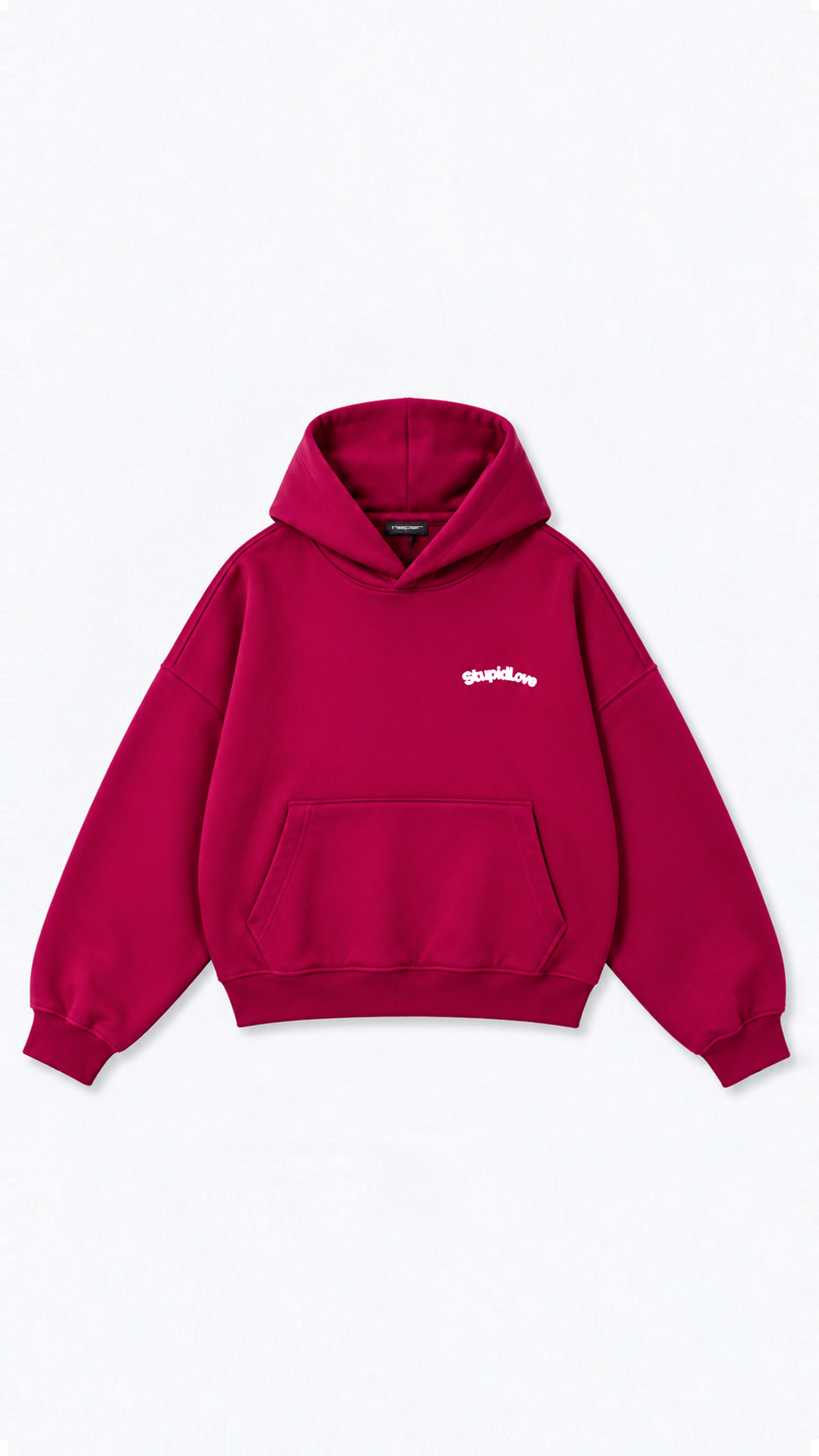 Stupid Love Hoodie — Hot Pink, view 1