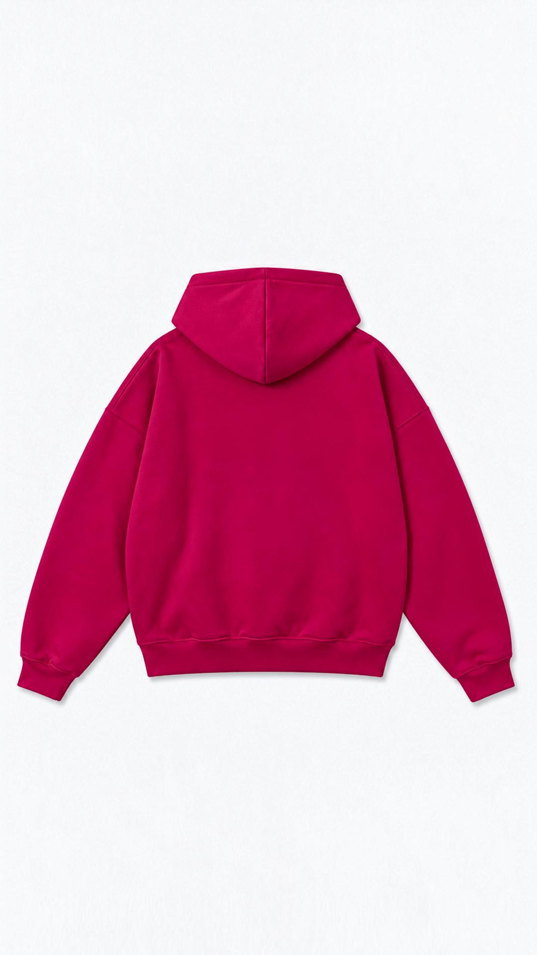 Essential Hoodie — Hot Pink, view 2