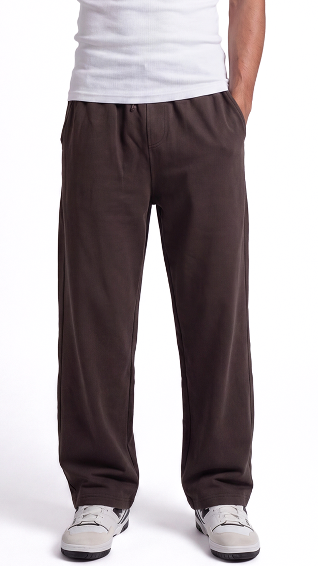 Relaxed Pants — brown, view 1