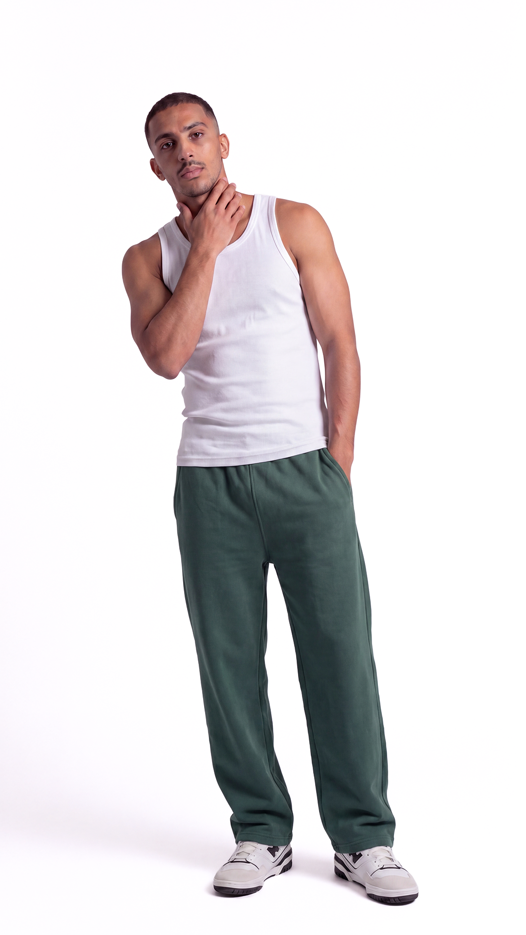 Relaxed Pants — emerald green, view 4